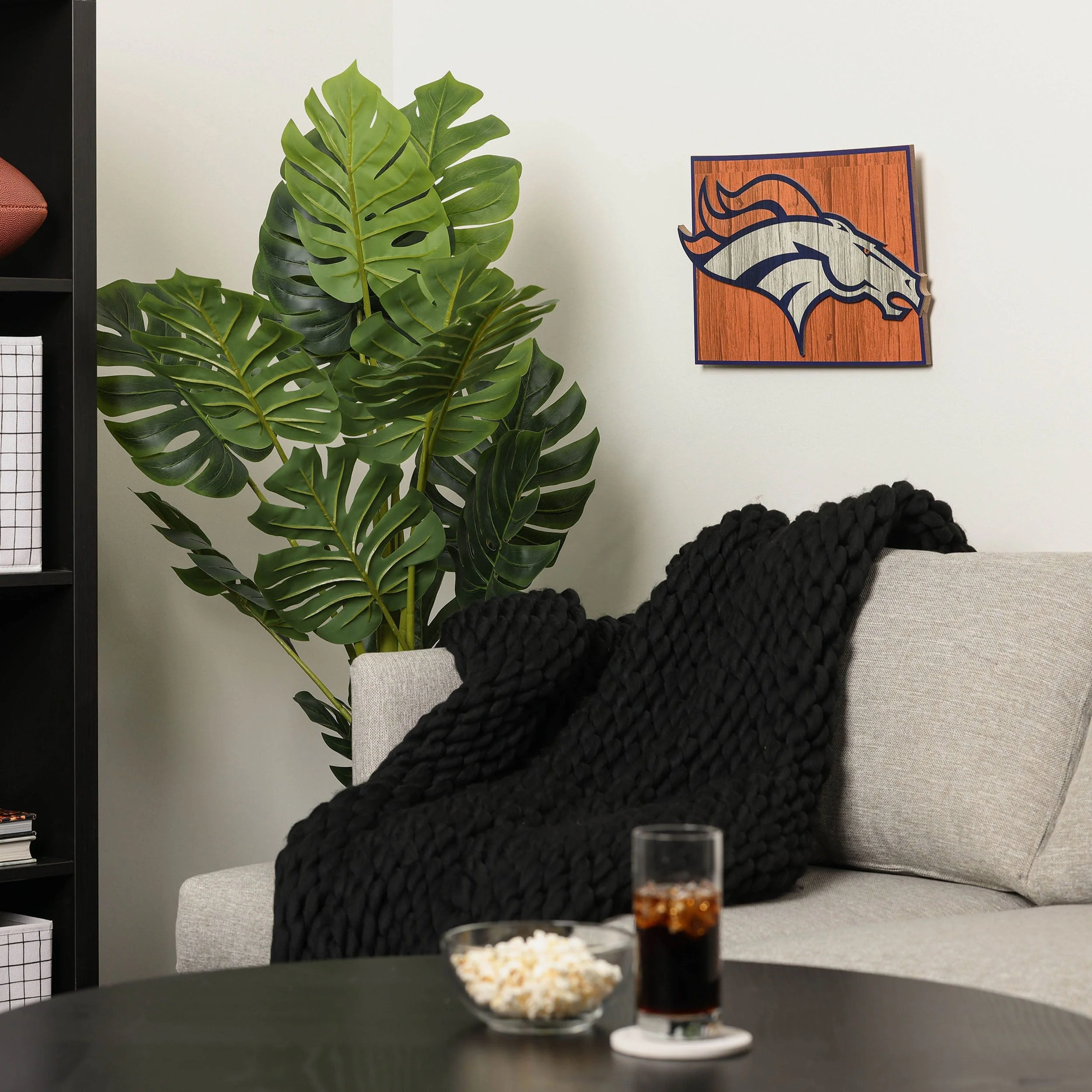 Denver Broncos Wood State Sign - Image 4