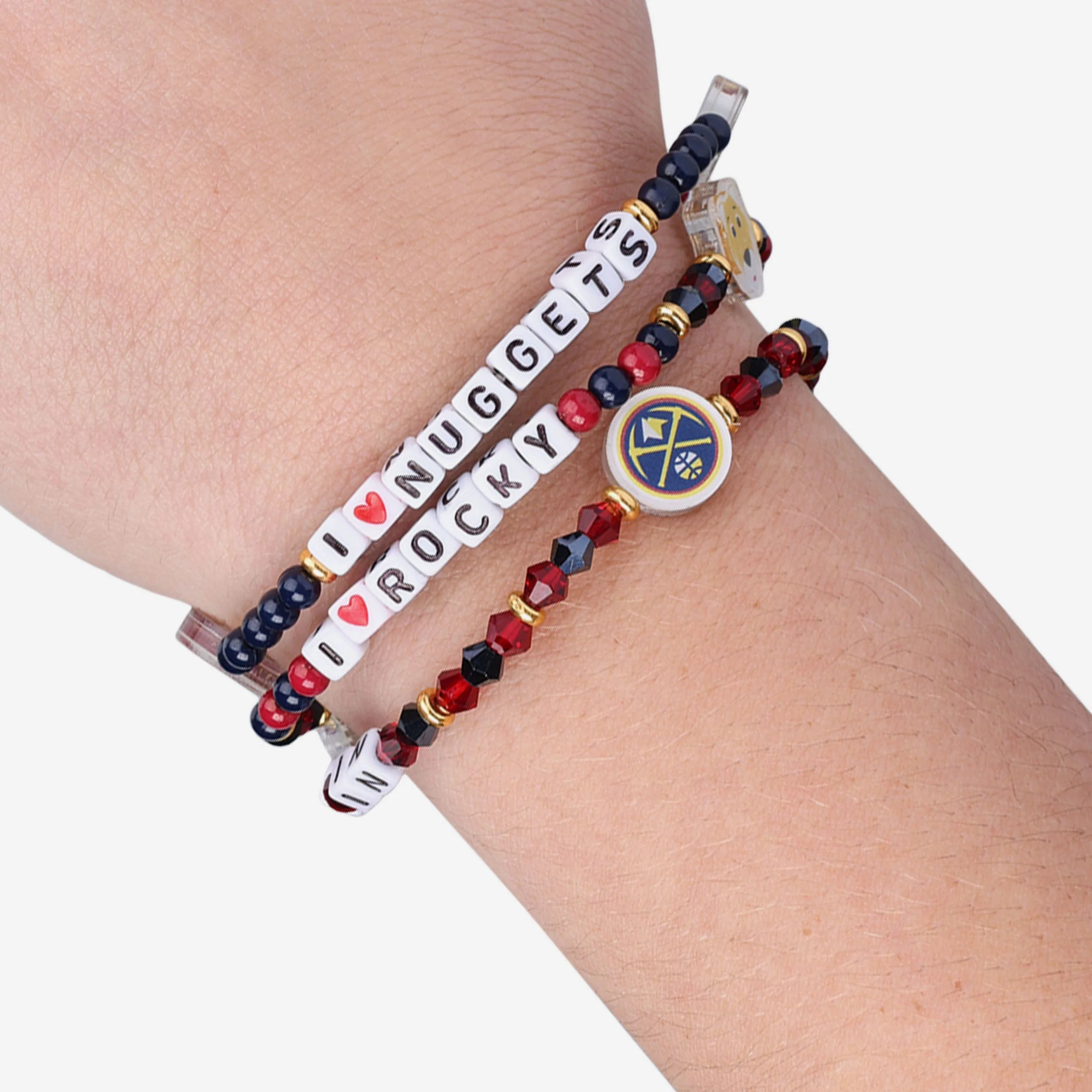 Denver Nuggets 3 Pack Friendship Bracelet - Image 4