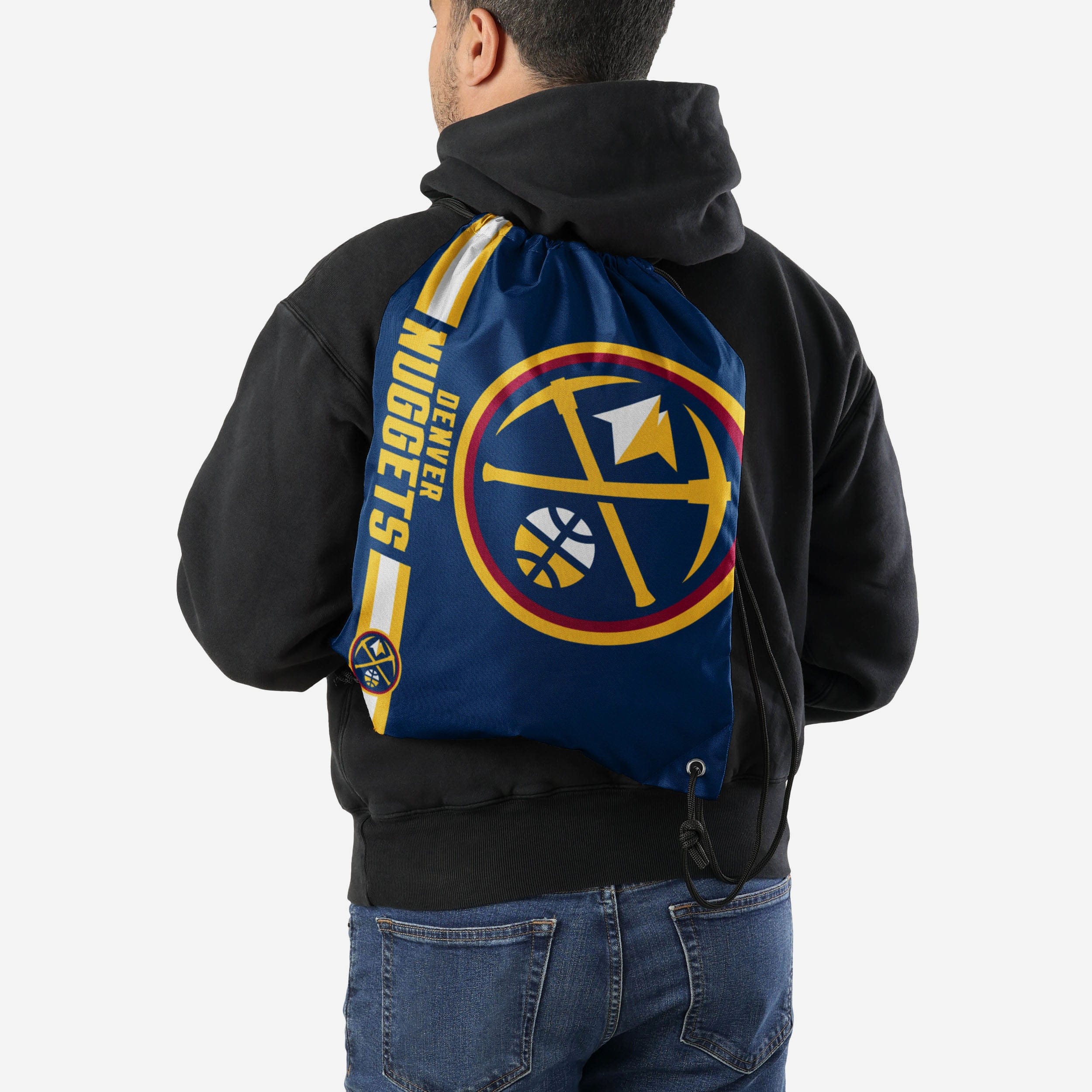 Denver Nuggets Big Logo Drawstring Backpack - Image 2