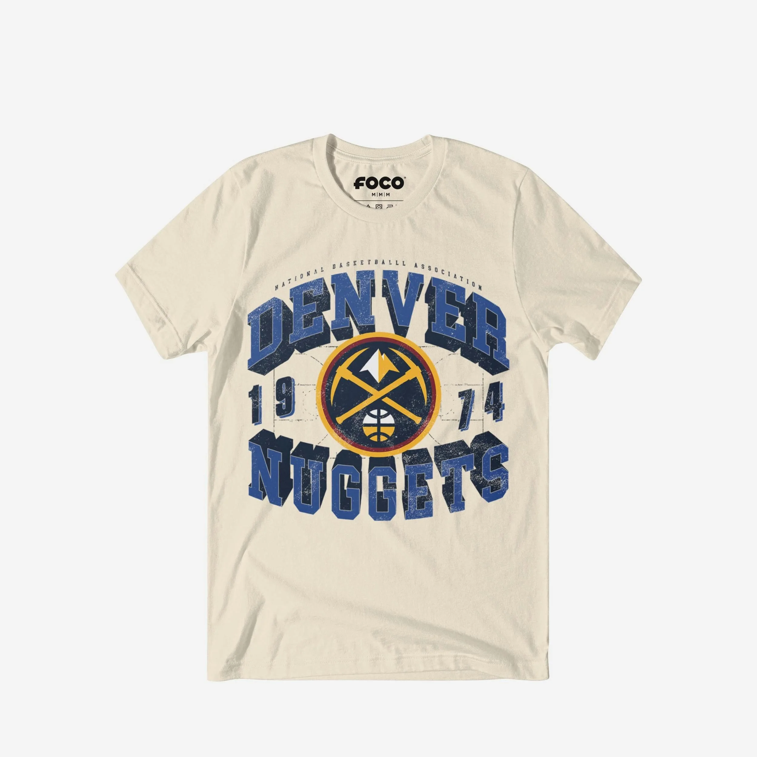 Denver Nuggets Court Arched Wordmark T-Shirt