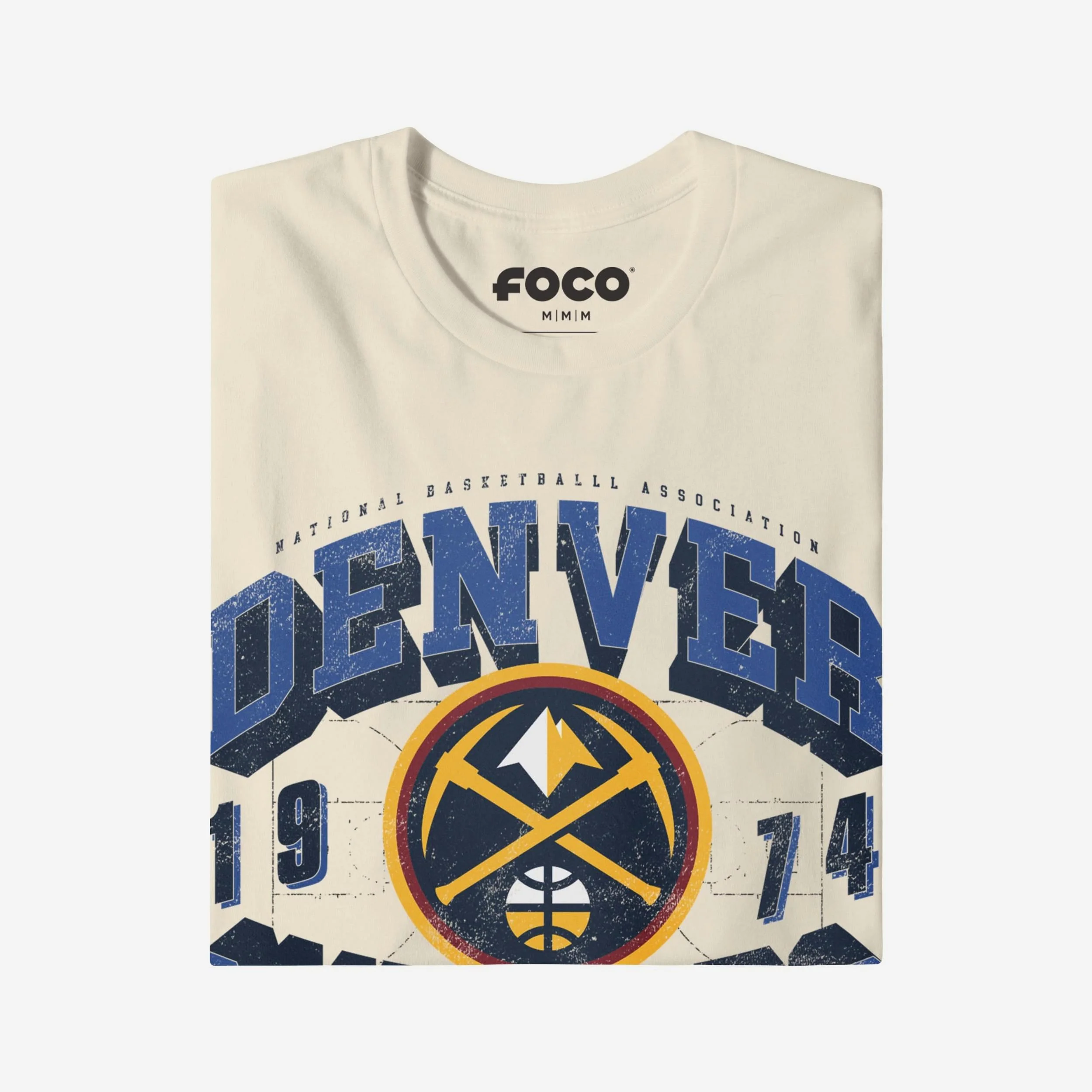 Denver Nuggets Court Arched Wordmark T-Shirt - Image 3