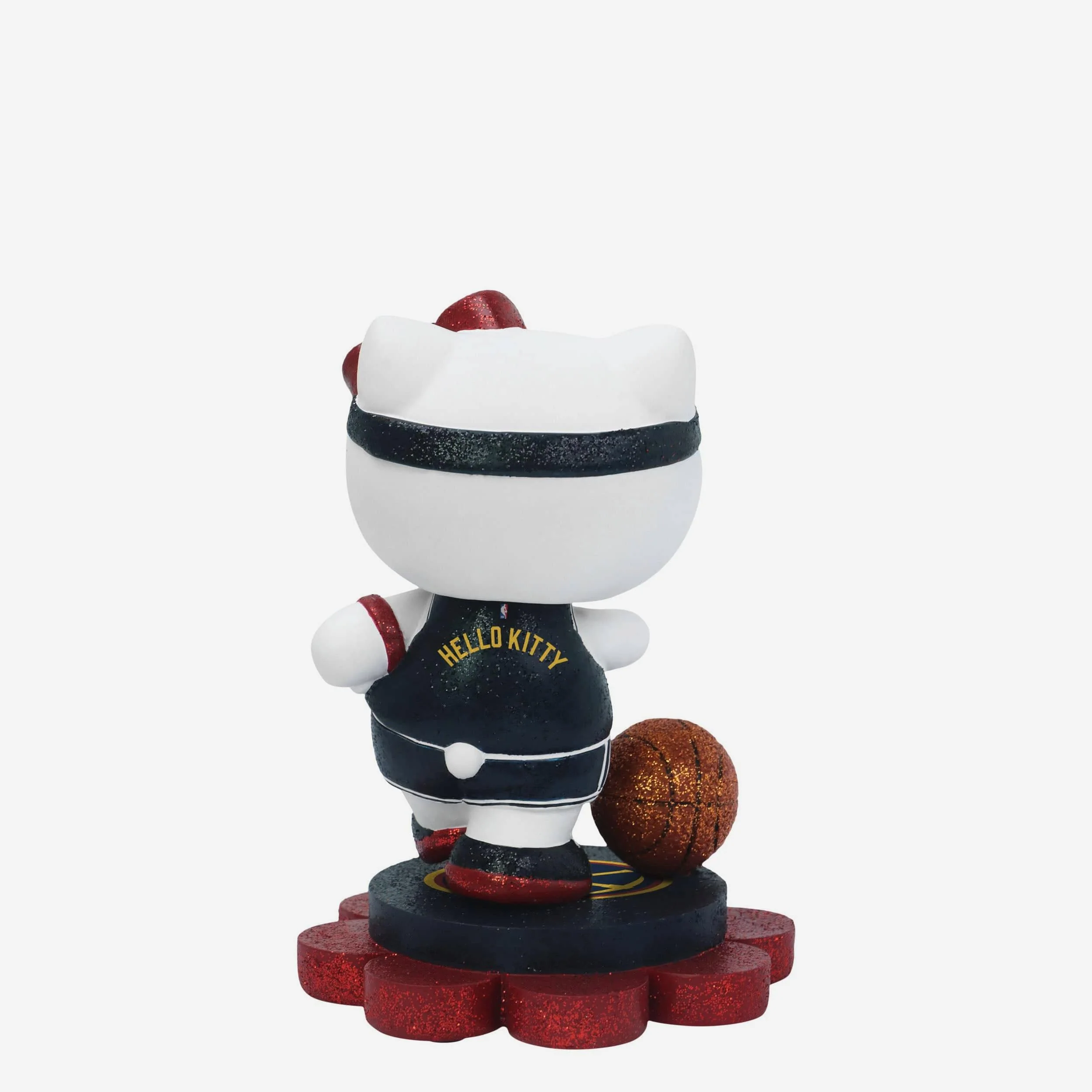 Denver Nuggets Hello Kitty® Glitter Mini Bobblehead - Image 5