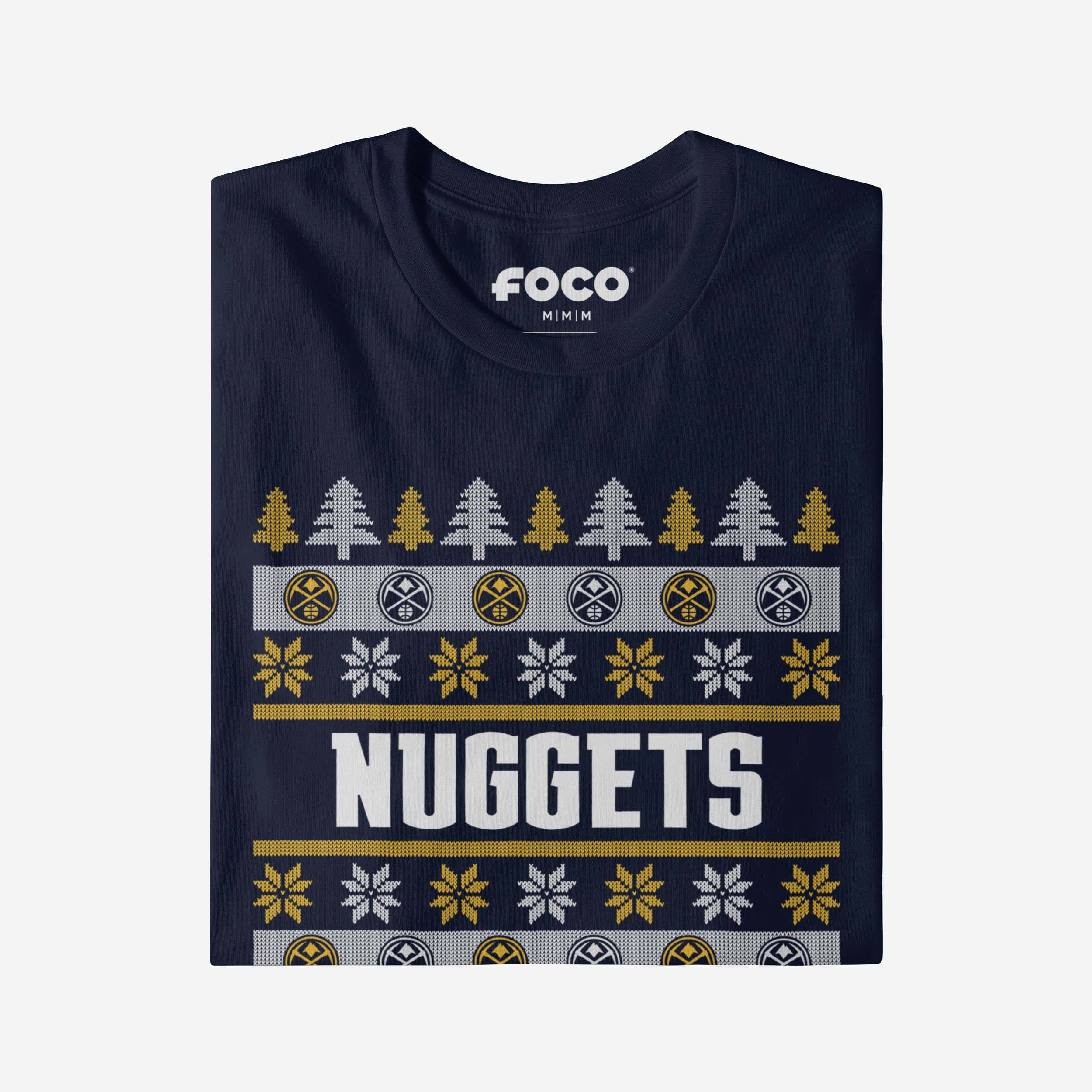 Denver Nuggets Holiday Sweater T-Shirt - Image 4