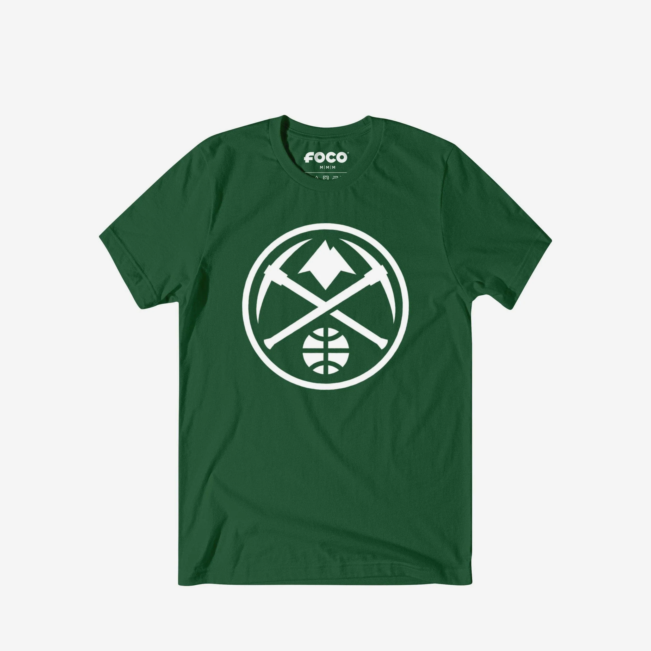 Denver Nuggets White Logo T-Shirt