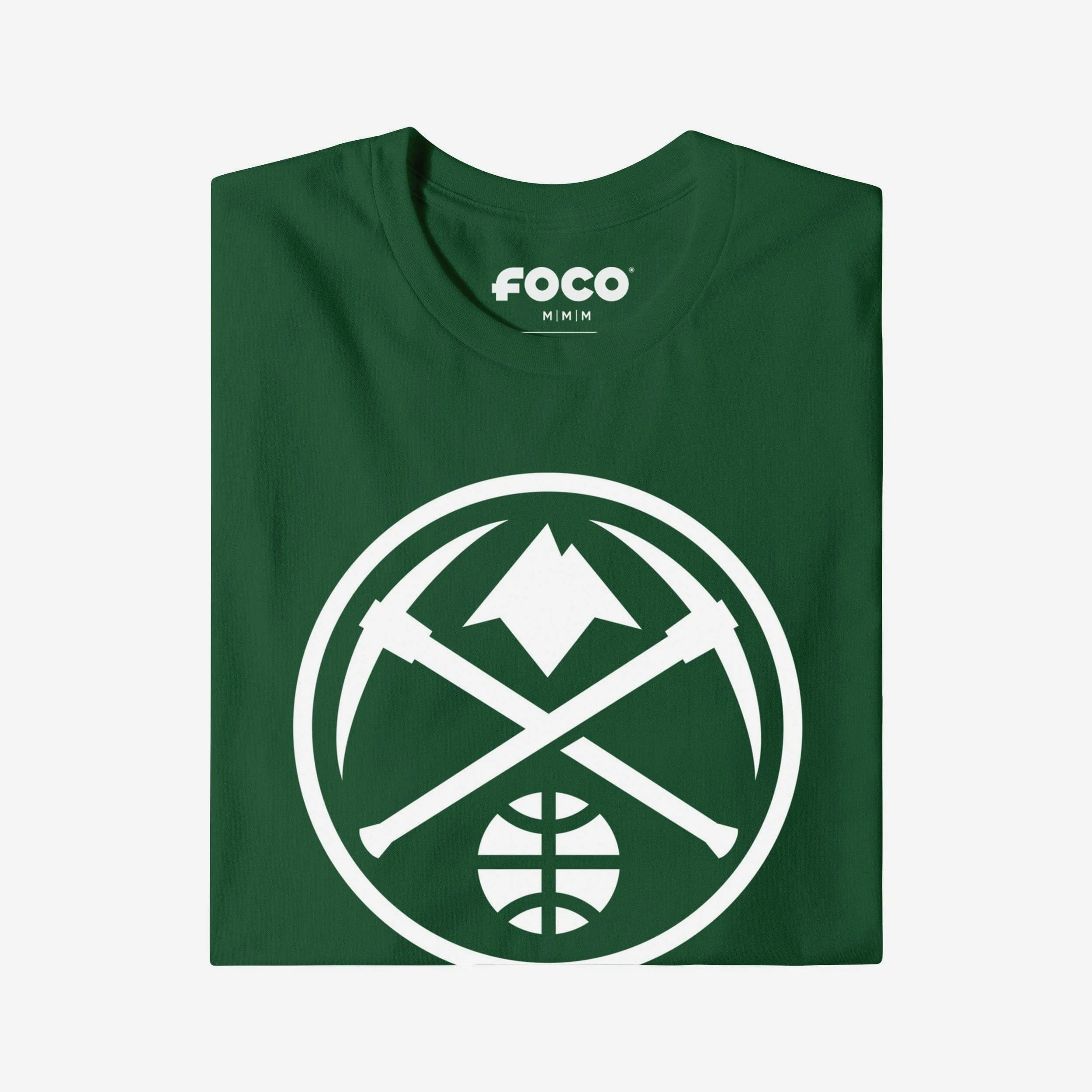 Denver Nuggets White Logo T-Shirt - Image 3