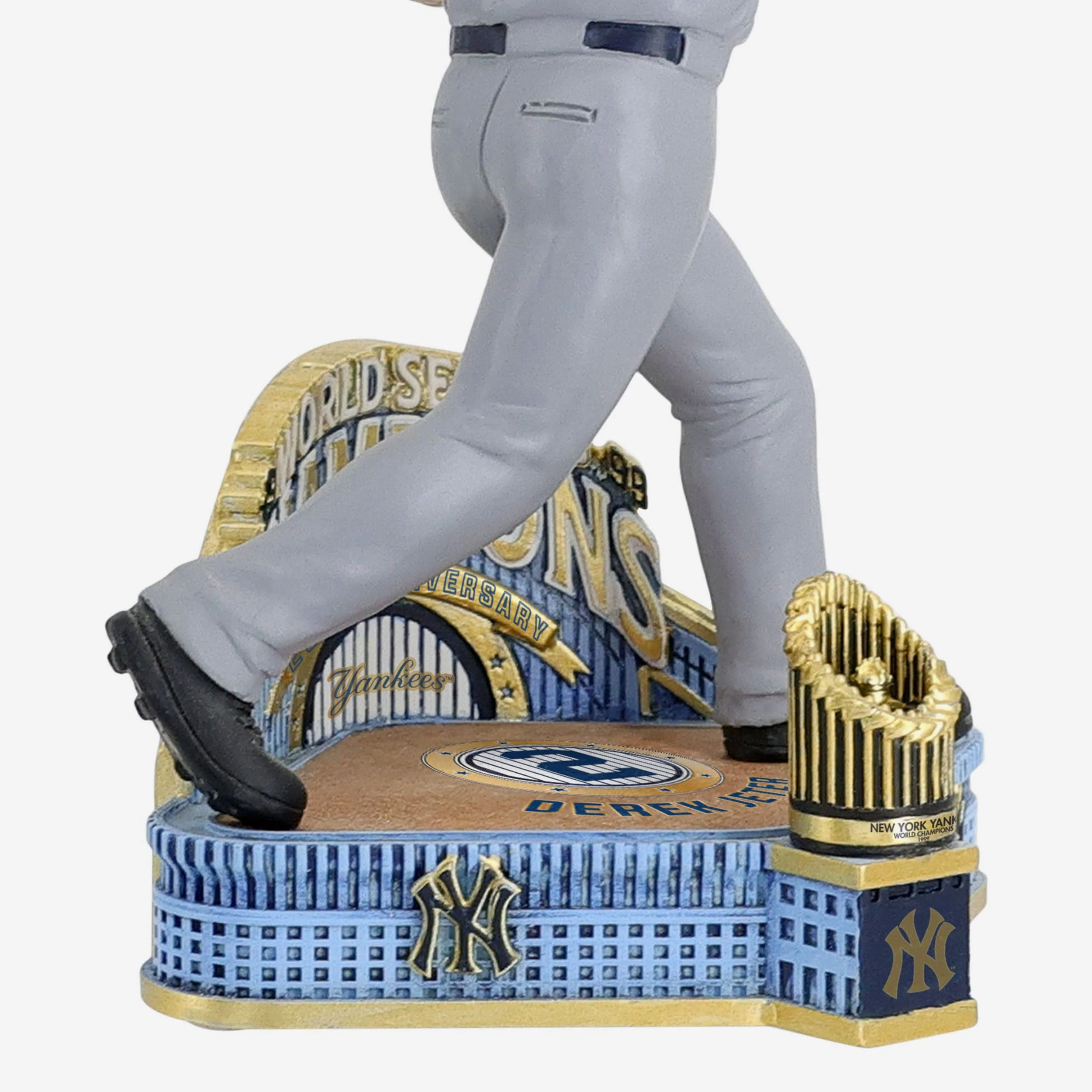 Derek Jeter New York Yankees 1999 World Series Champions 25th Anniversary Bobblehead - Image 3
