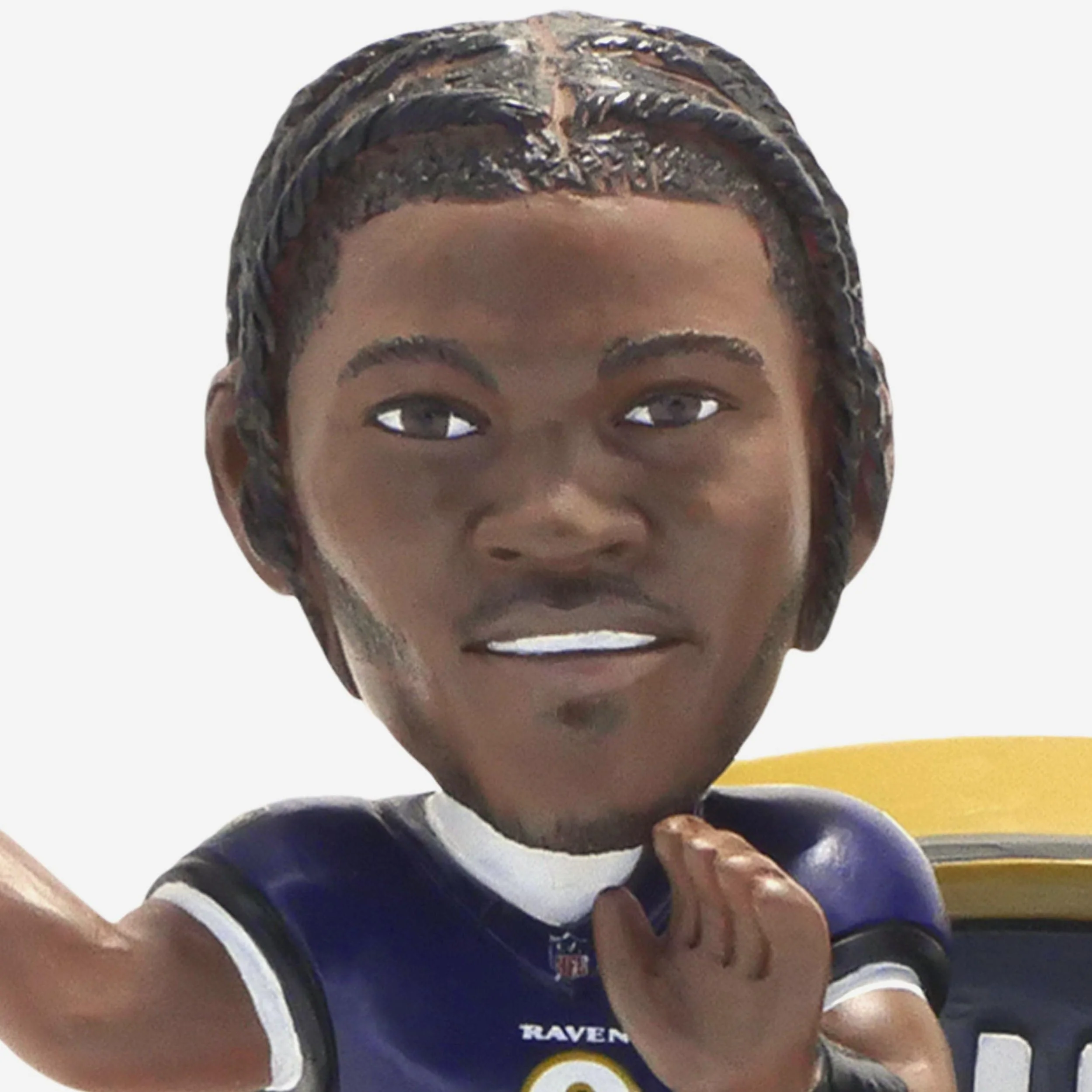 Derrick Henry & Lamar Jackson Baltimore Ravens History Makers Dual Bobblehead - Image 2