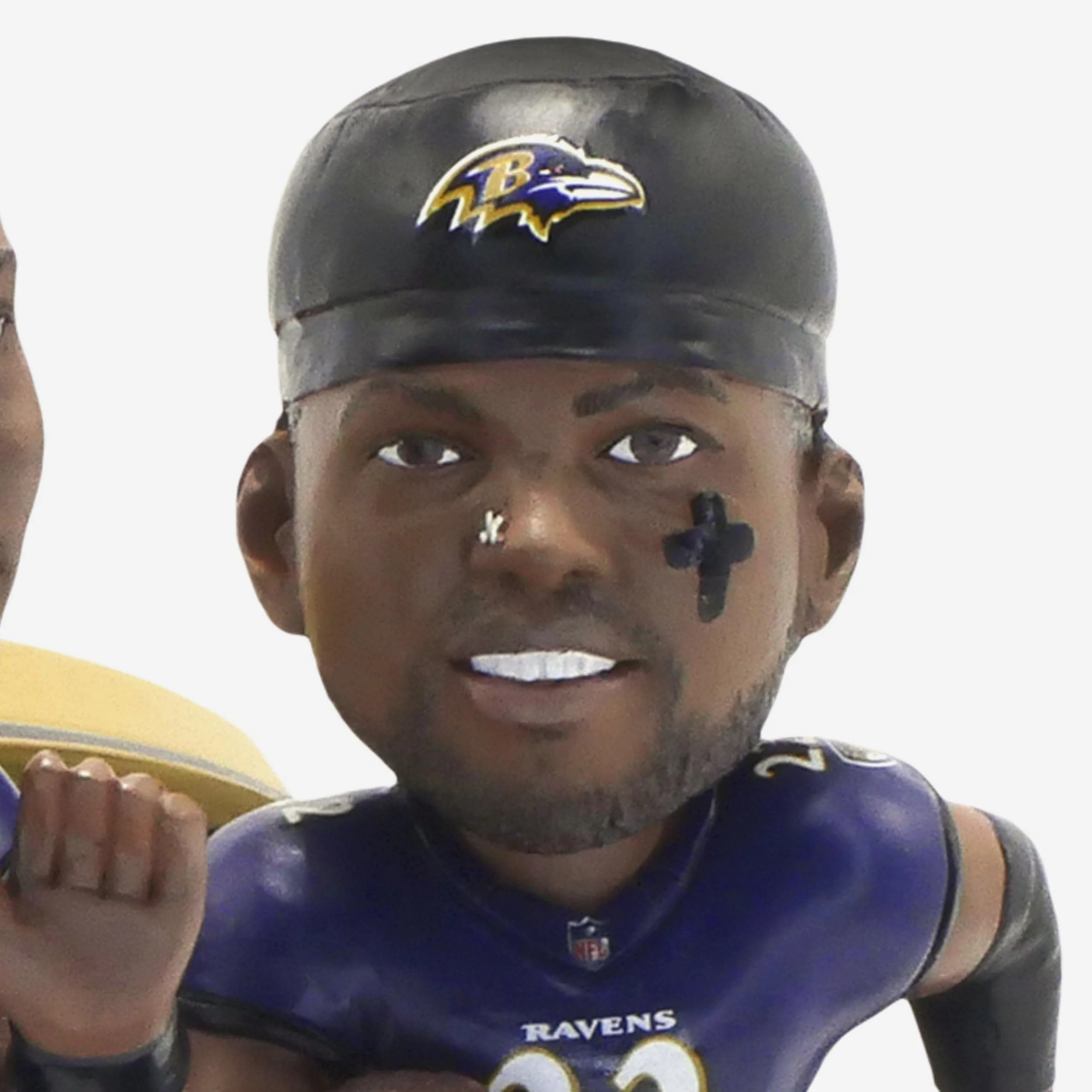 Derrick Henry & Lamar Jackson Baltimore Ravens History Makers Dual Bobblehead - Image 3