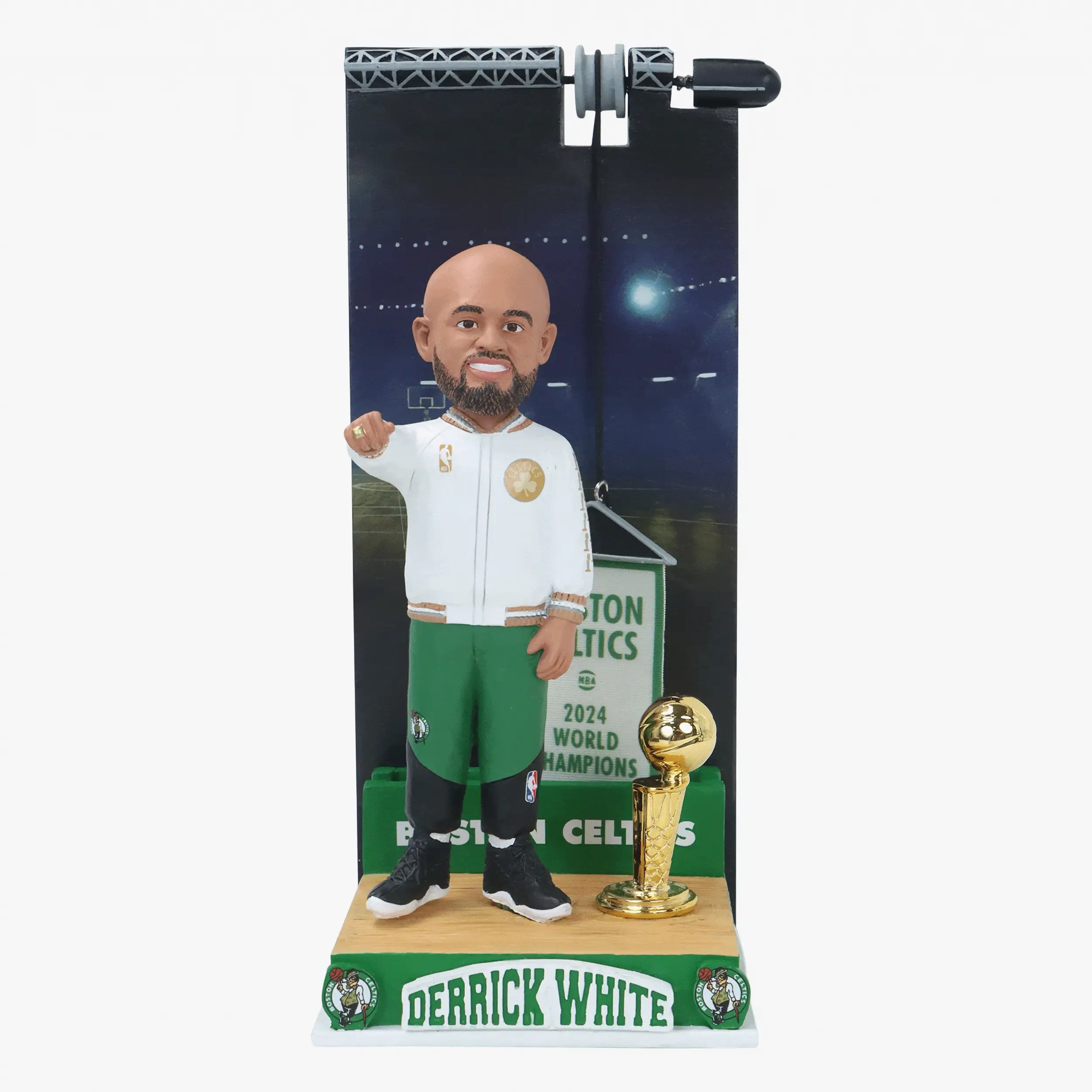Derrick White Boston Celtics 2024 Banner Raising Bobblehead - Image 2