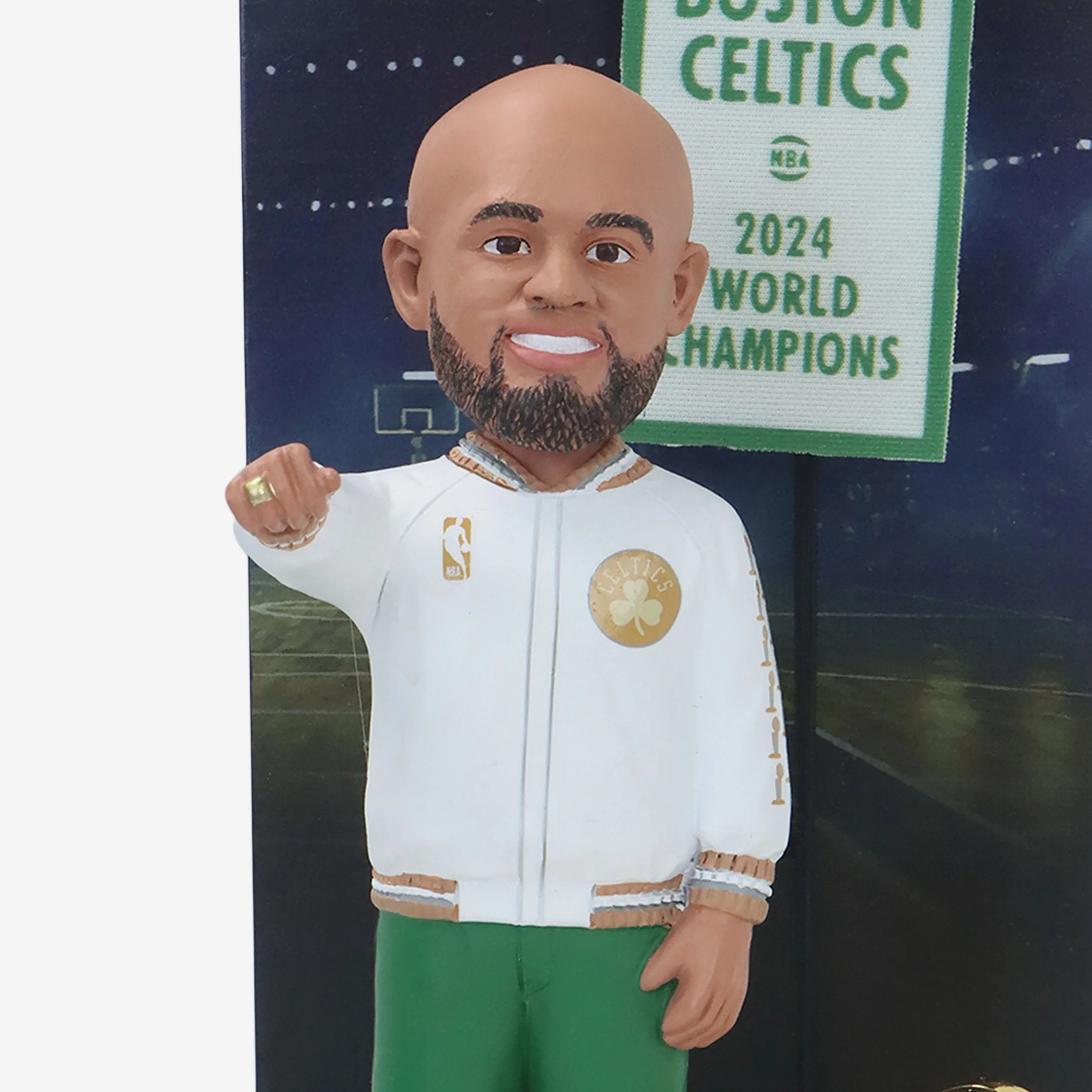 Derrick White Boston Celtics 2024 Banner Raising Bobblehead - Image 3