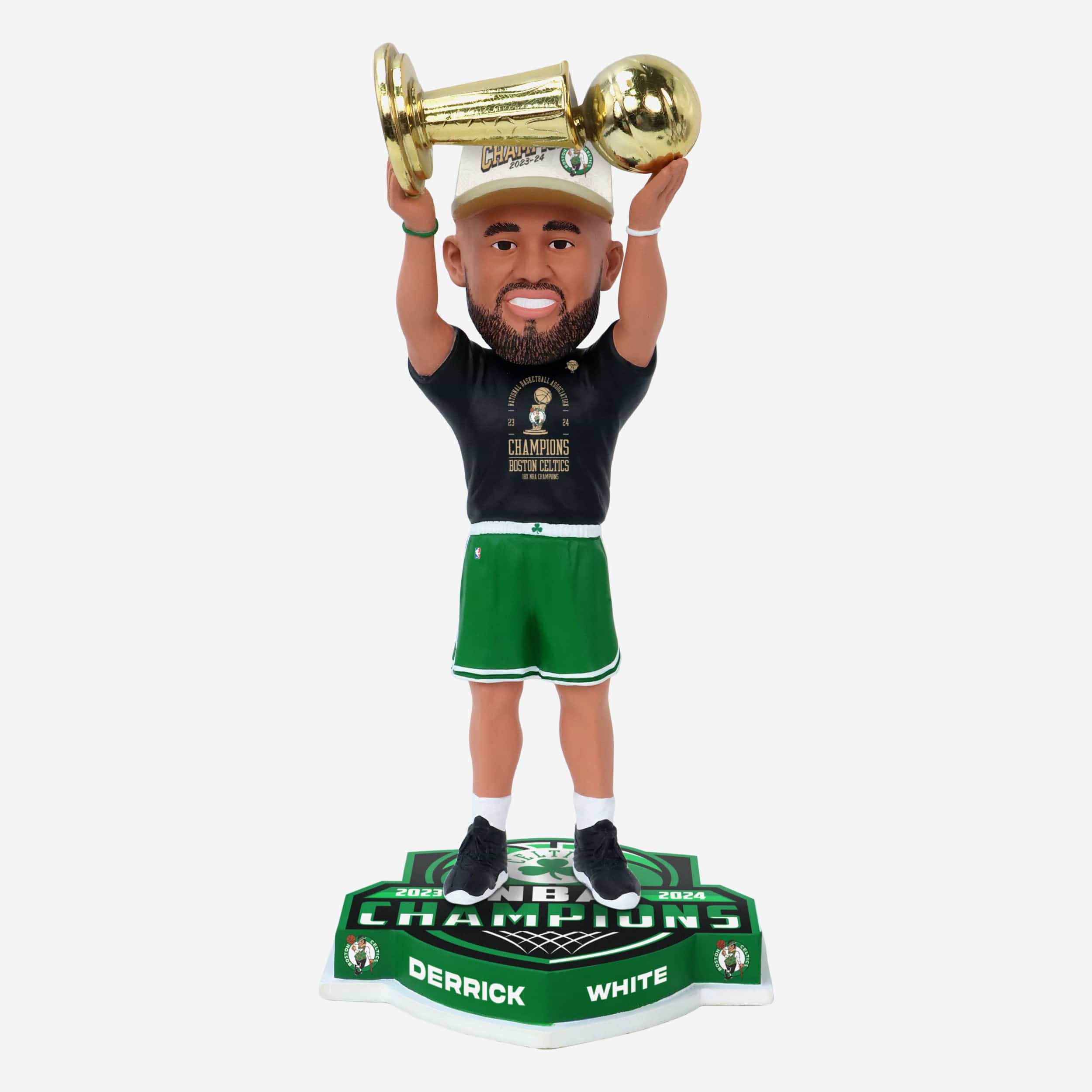 Derrick White Boston Celtics 2024 NBA Champions Trophy Hoist Bobblehead