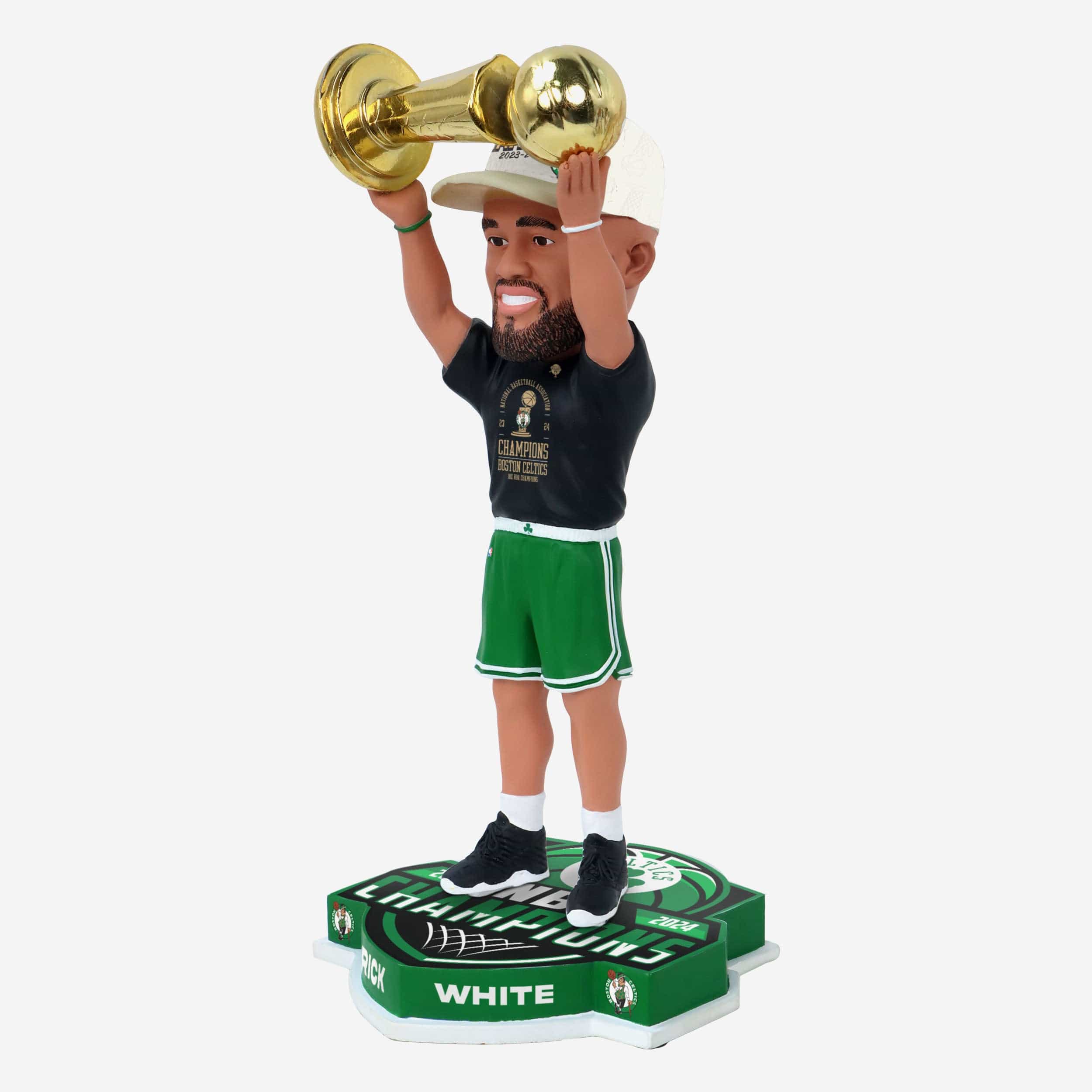 Derrick White Boston Celtics 2024 NBA Champions Trophy Hoist Bobblehead - Image 4