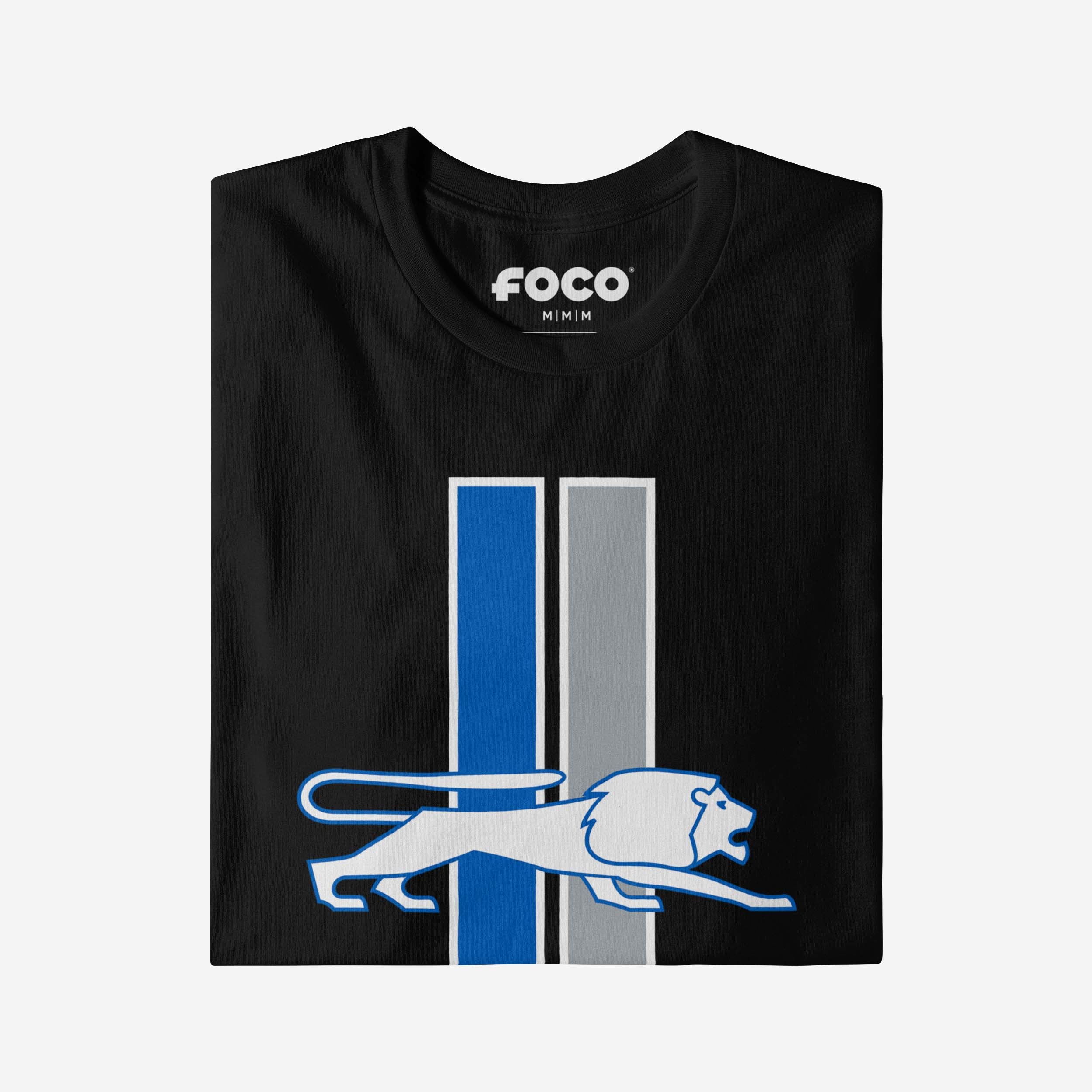 Detroit Lions 1961 Retro Logo T-Shirt - Image 4