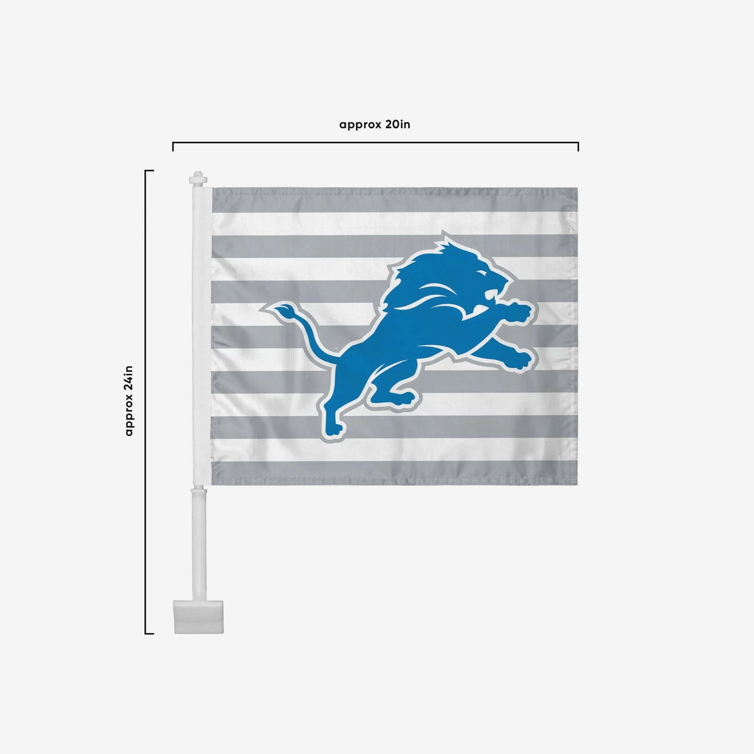 Detroit Lions 2 Pack Solid Americana Car Flag - Image 4