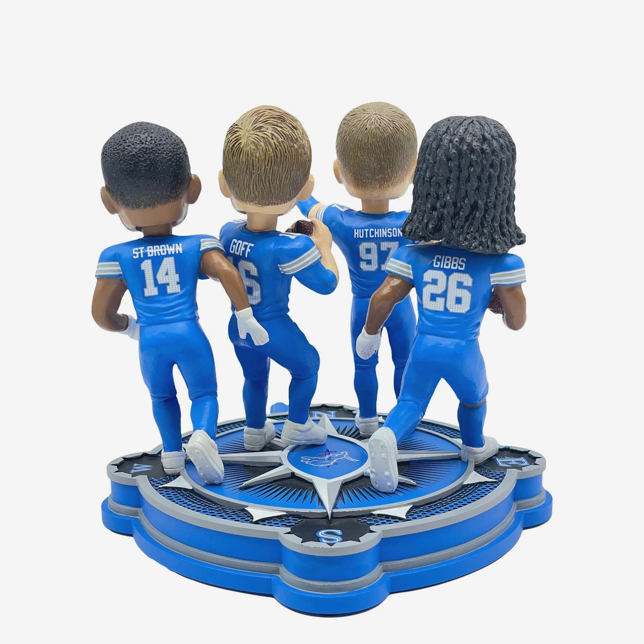 Detroit Lions 2024 NFC North Division Champions Mini Bobblehead Scene - Image 6