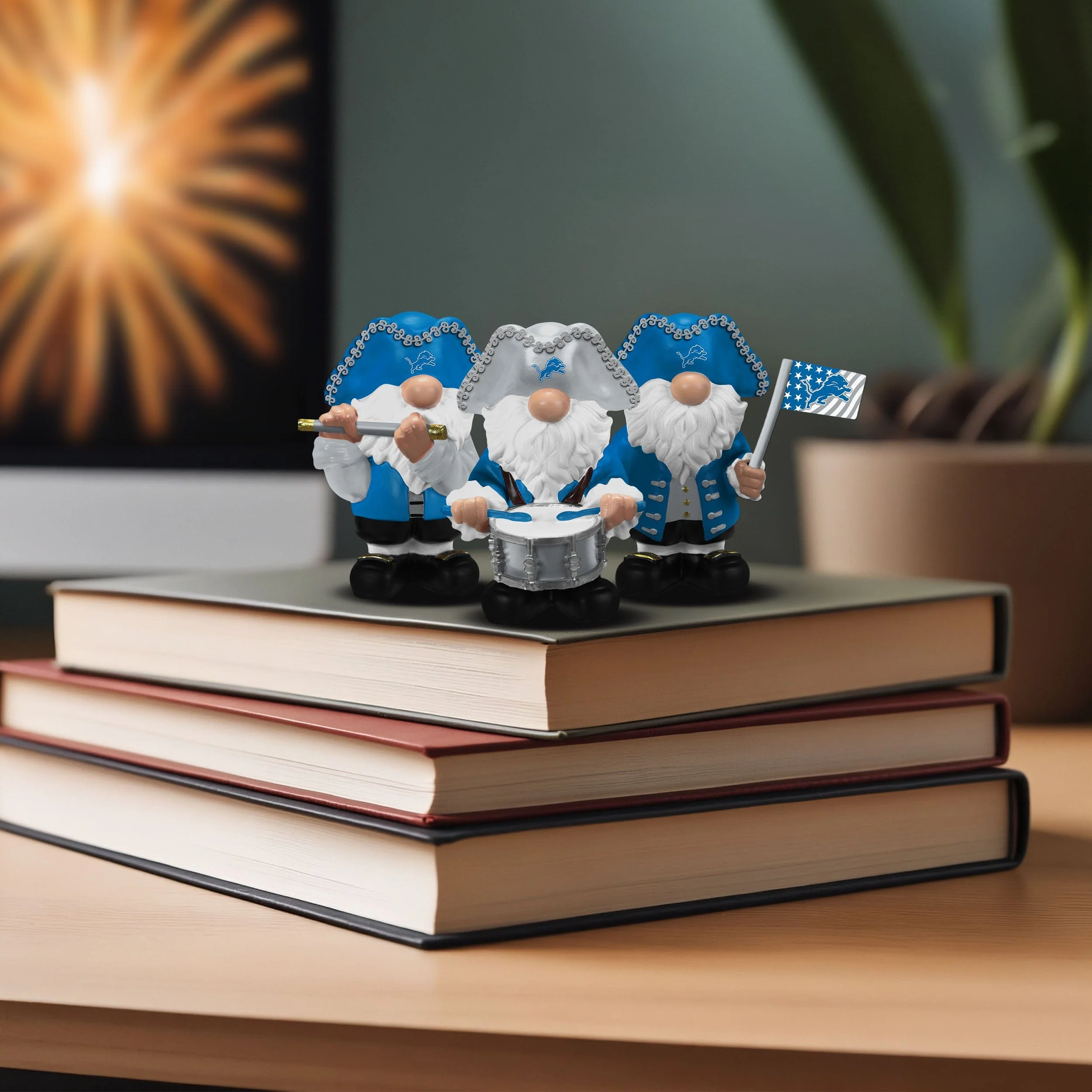 Detroit Lions 3 Pack Americana Mini Gnome Set - Image 4