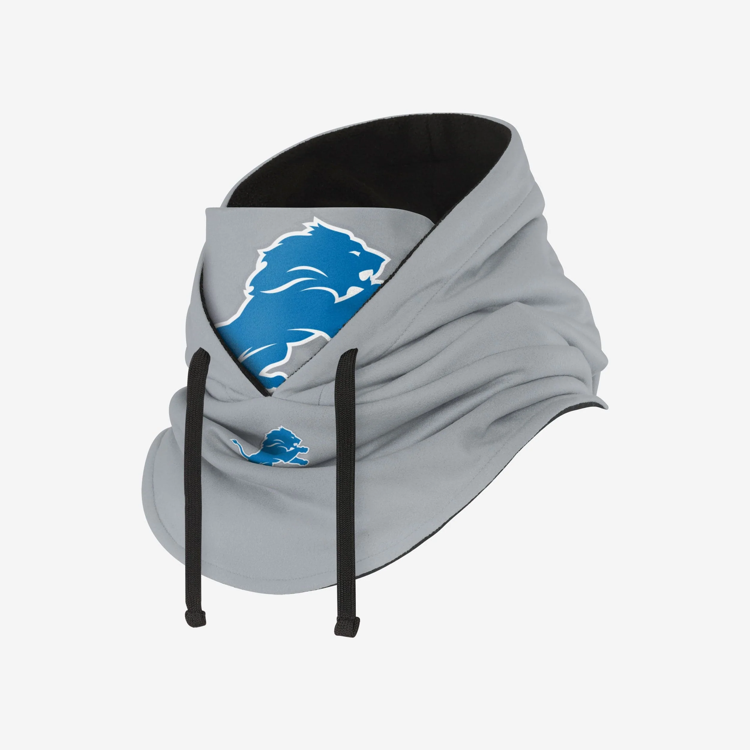 Detroit Lions Alternate Team Color Drawstring Hooded Gaiter - Image 2