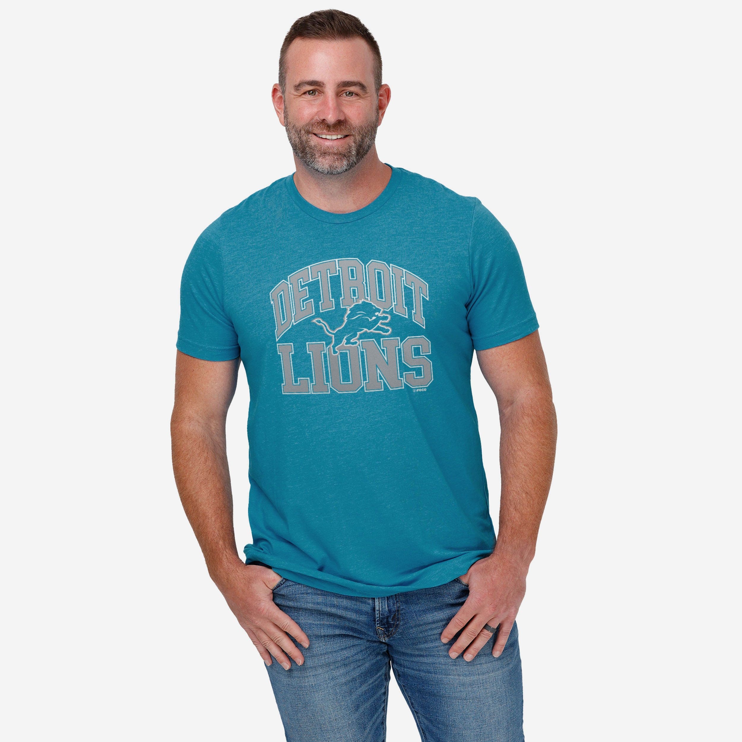 Detroit Lions Arched Wordmark T-Shirt - Image 2