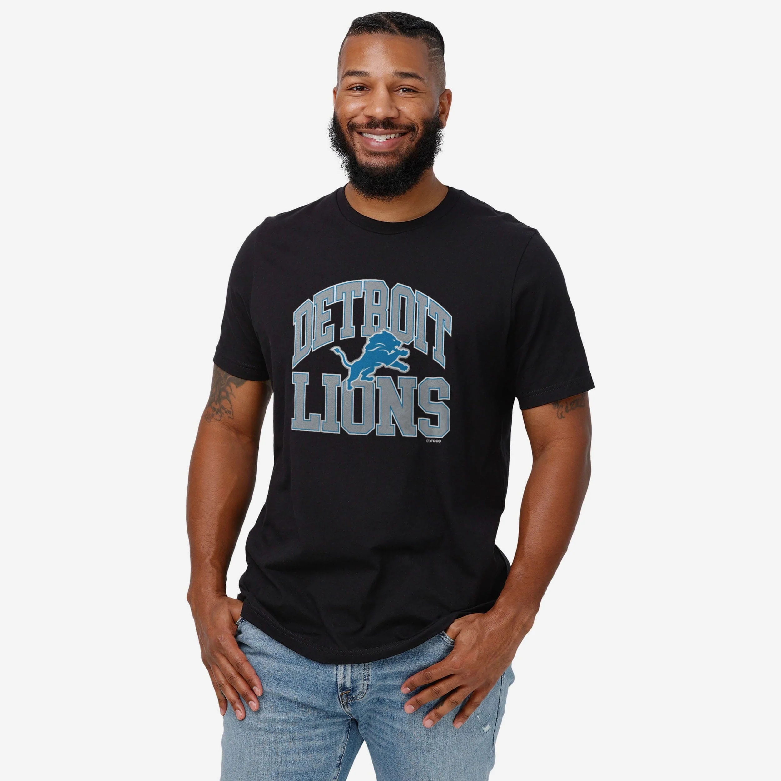 Detroit Lions Arched Wordmark T-Shirt - Image 6