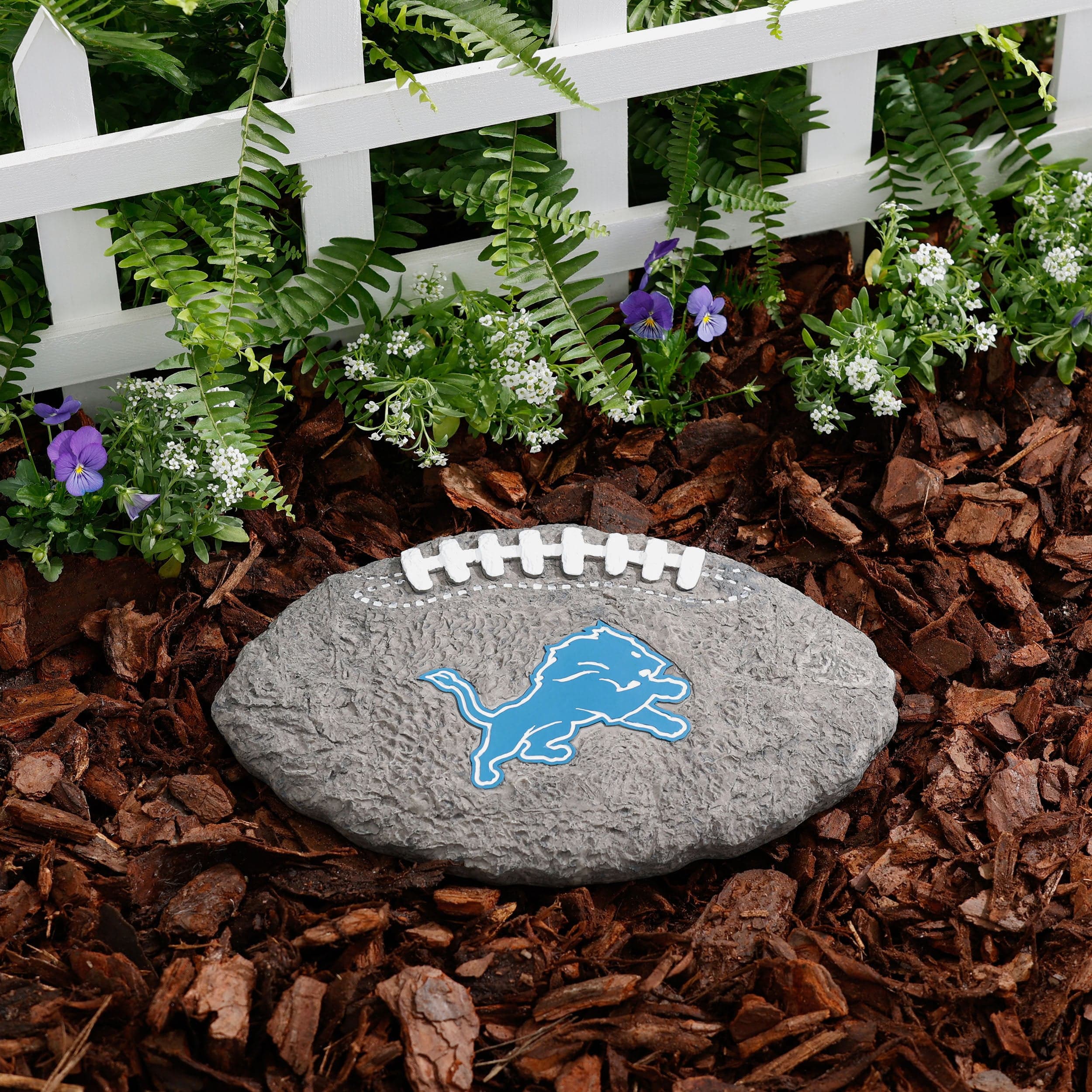 Detroit Lions Ball Garden Stone - Image 2
