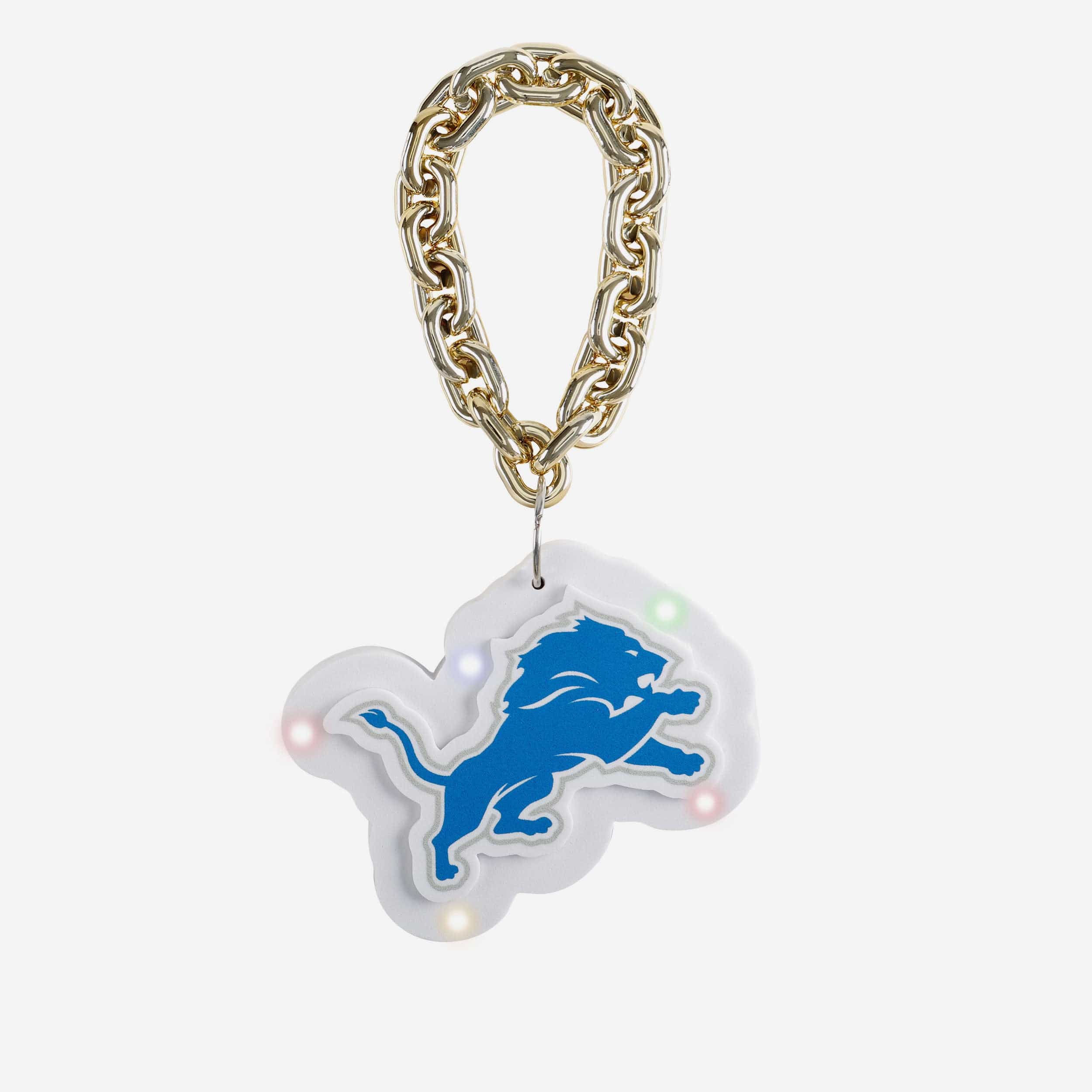 Detroit Lions Big Logo Light Up Chain Ornament
