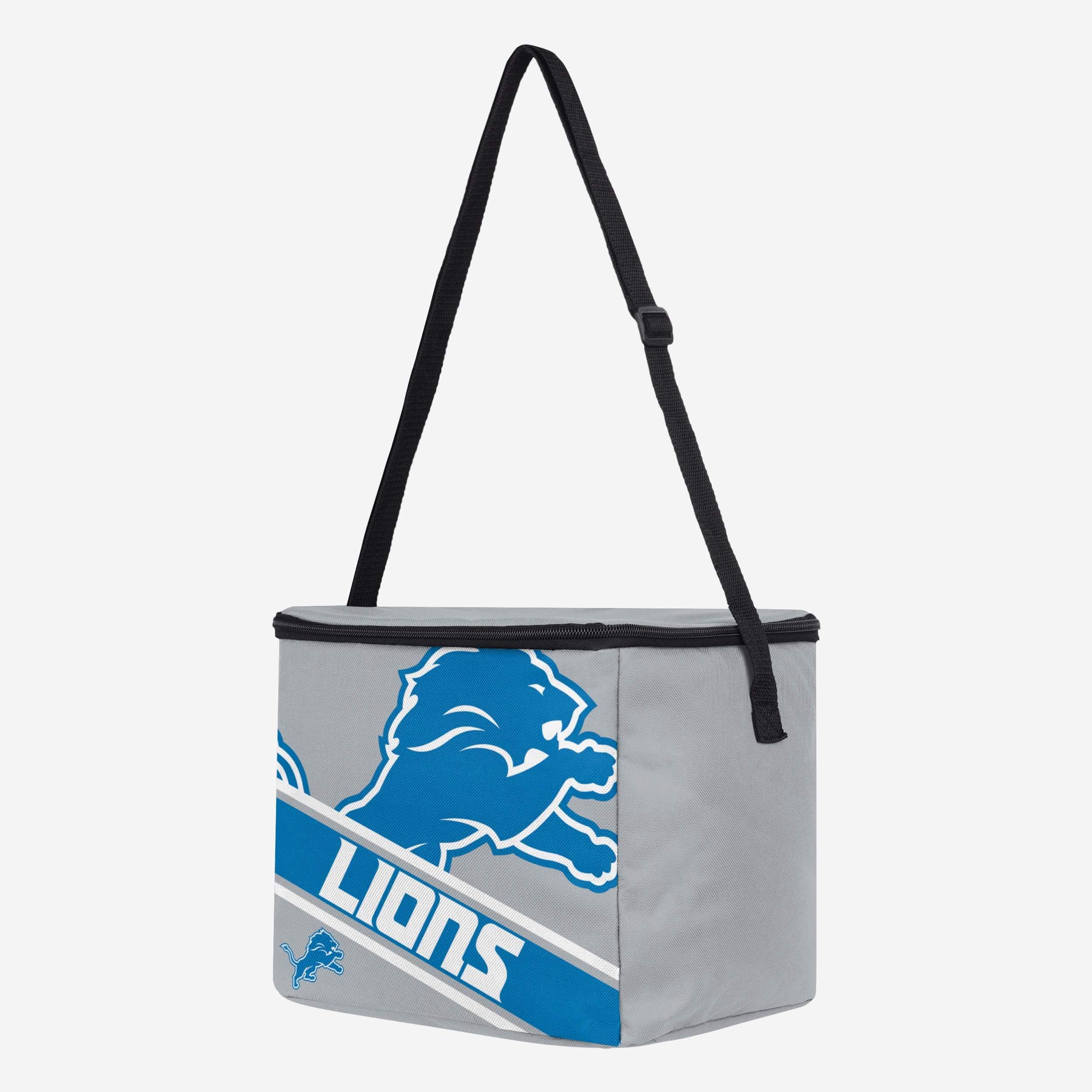 Detroit Lions Big Logo Stripe 12 Pack Cooler - Image 2