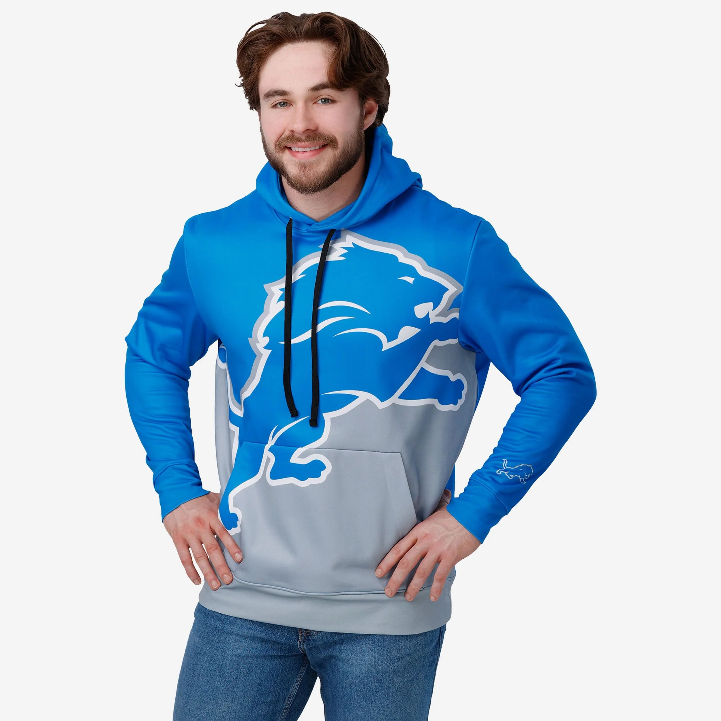 Detroit Lions Bold Logo Hoodie
