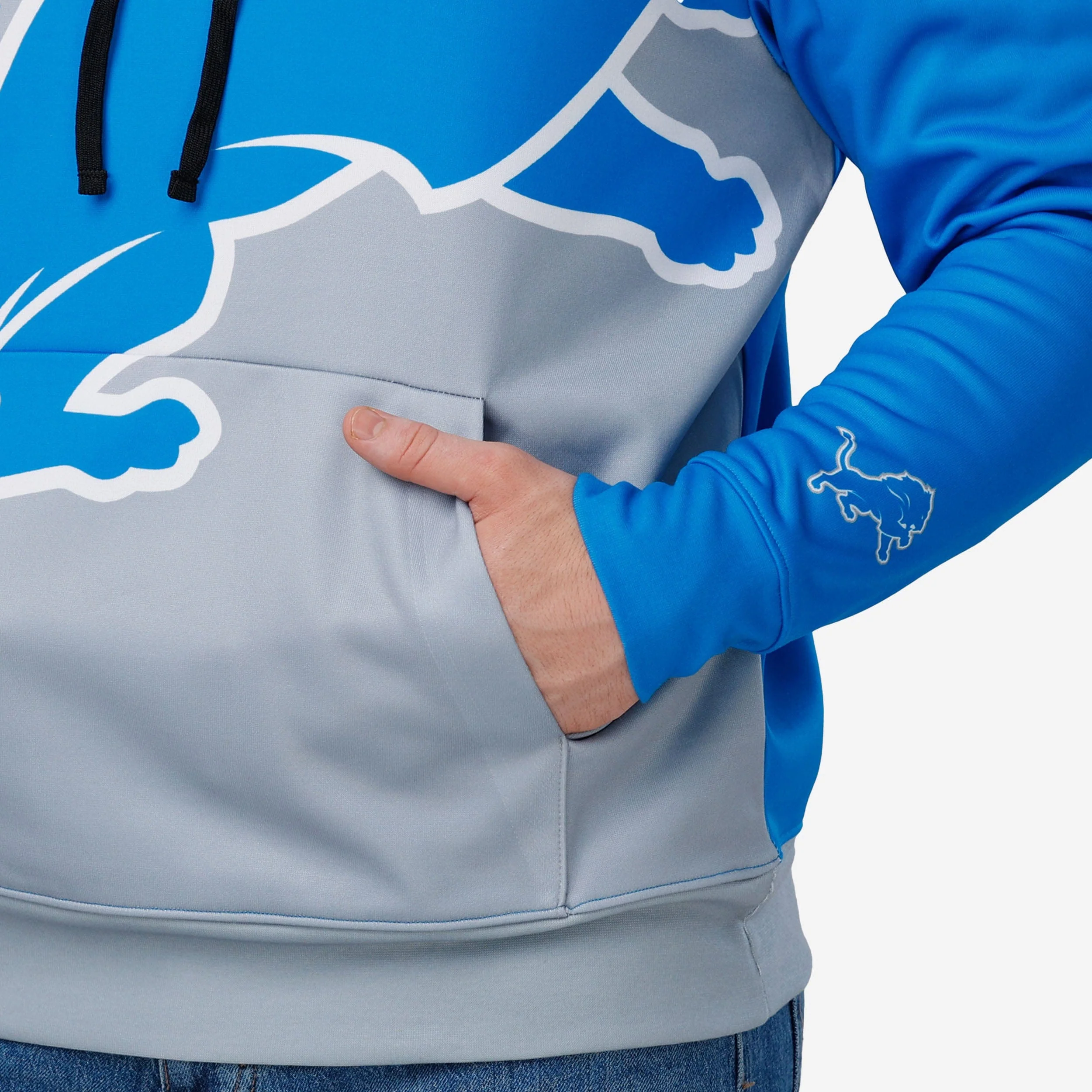 Detroit Lions Bold Logo Hoodie - Image 3