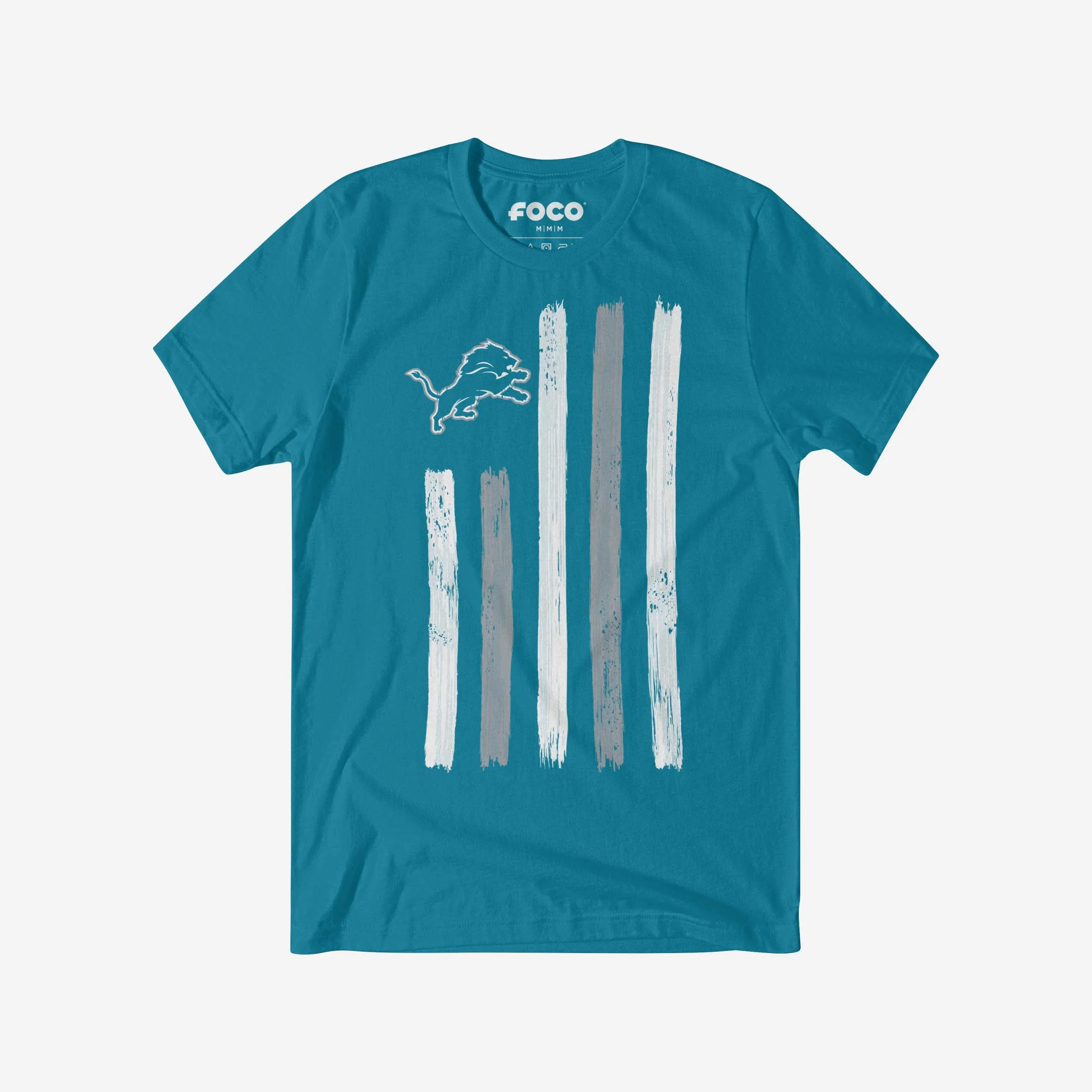Detroit Lions Brushstroke Flag T-Shirt