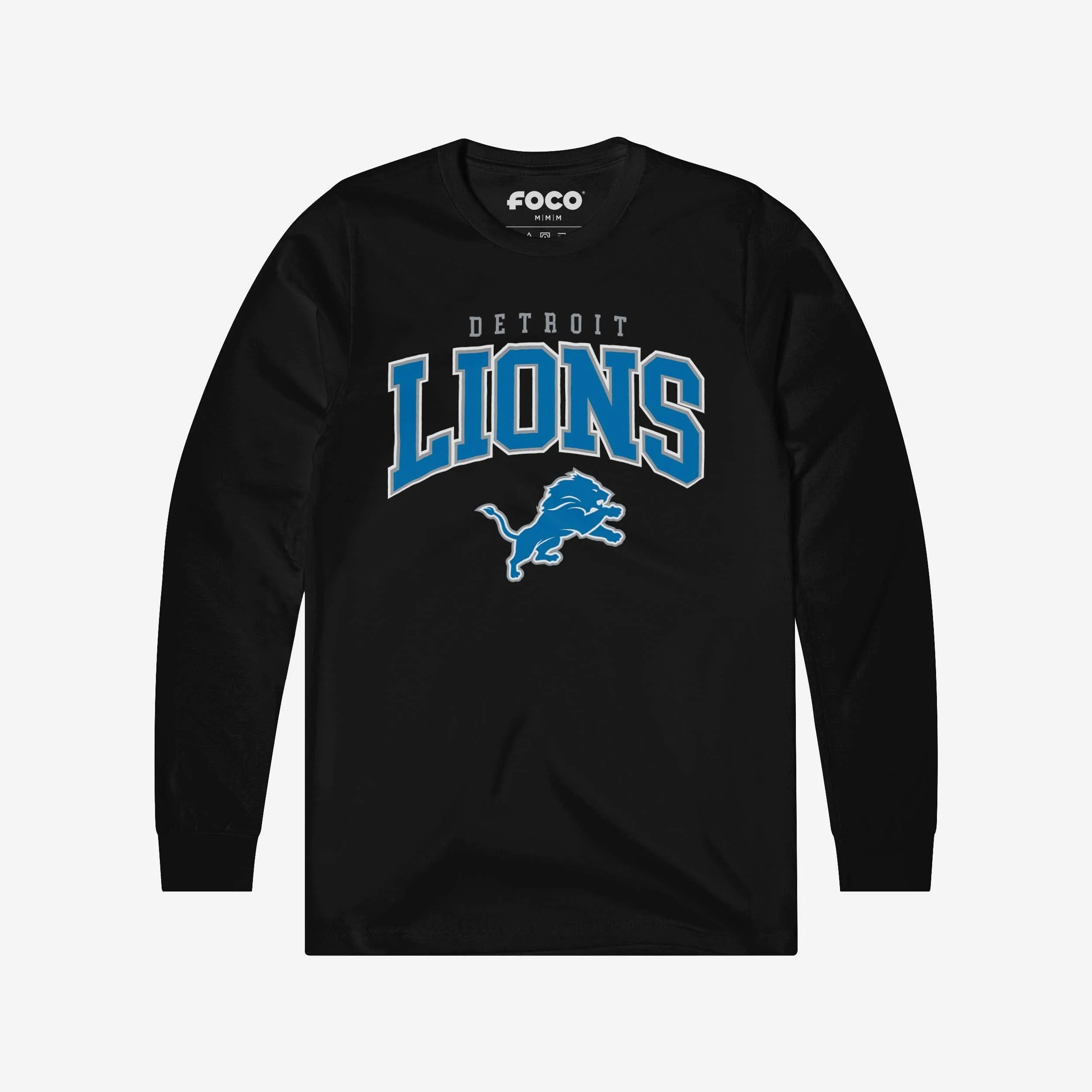 Detroit Lions Classic Logo Long Sleeve T-Shirt - Image 5