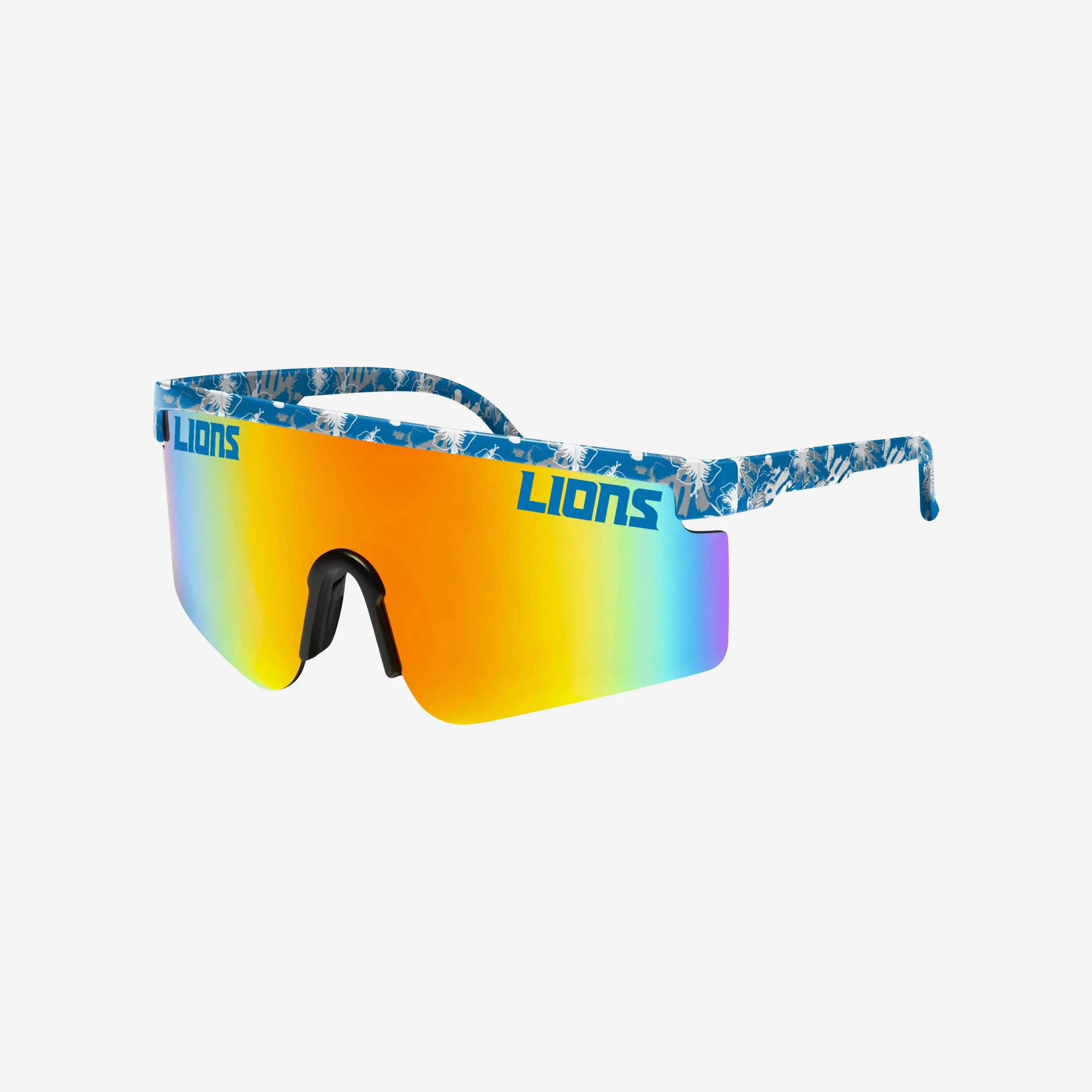 Detroit Lions Floral Large Frame Sunglasses