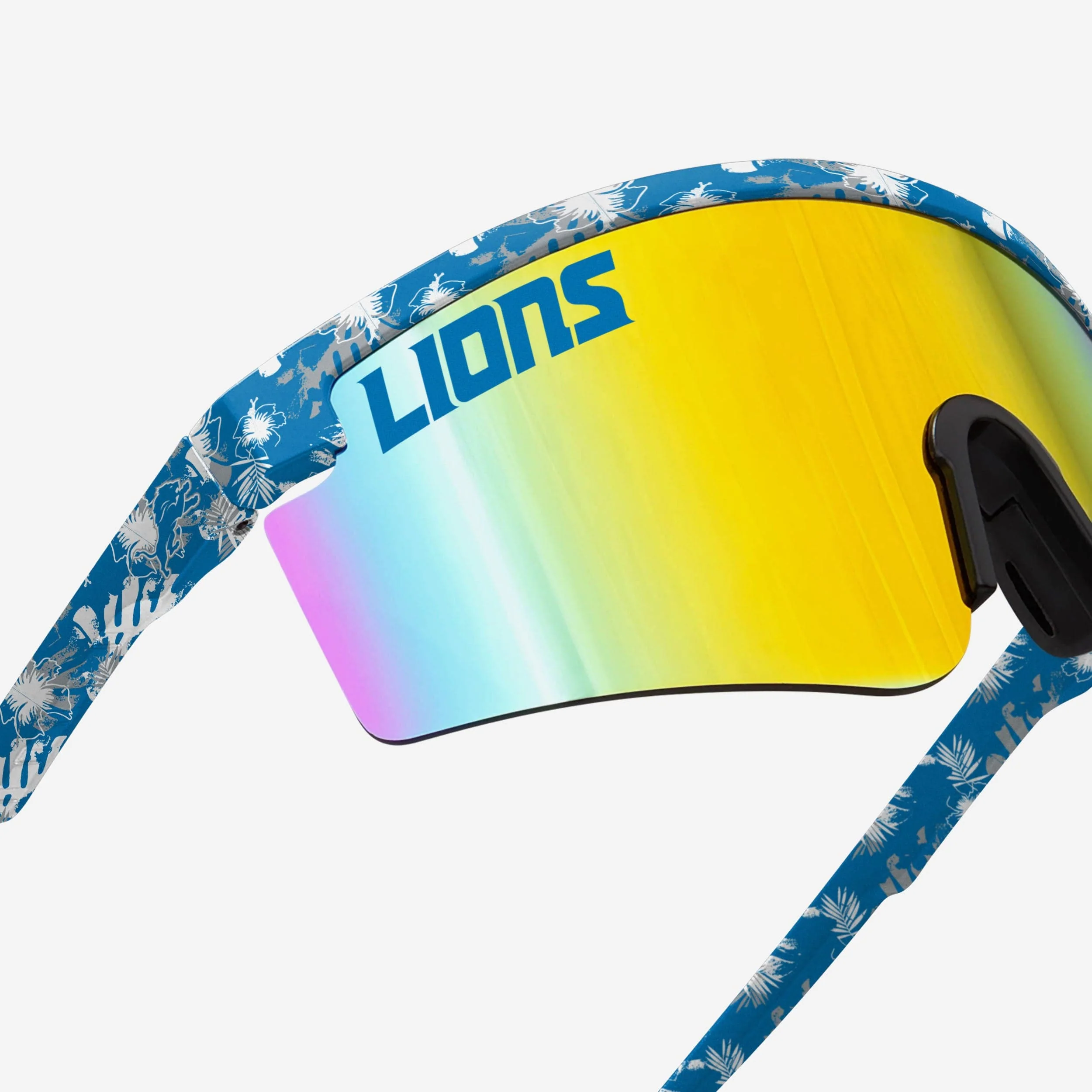 Detroit Lions Floral Large Frame Sunglasses - Image 4