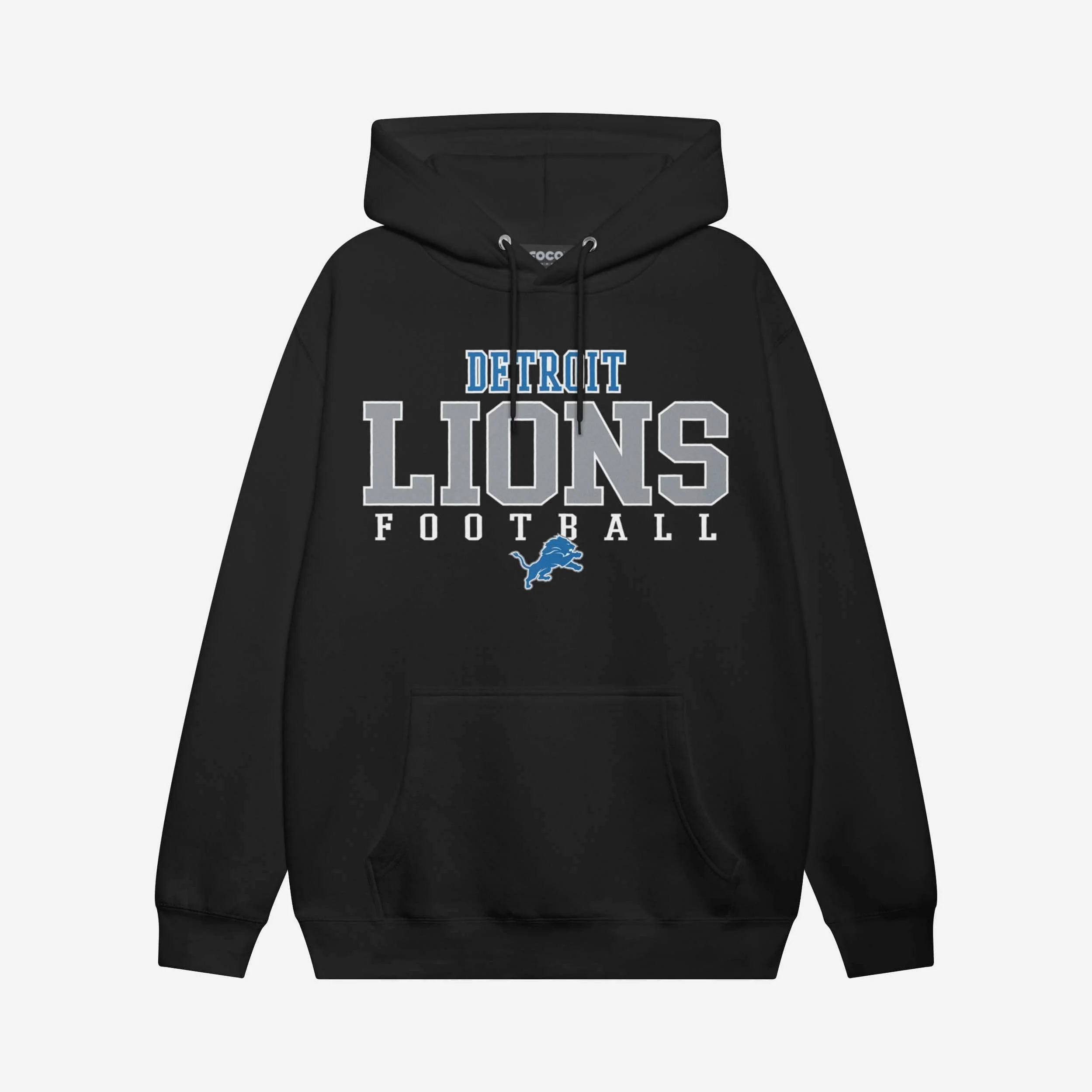 Detroit Lions Football Wordmark Hoodie