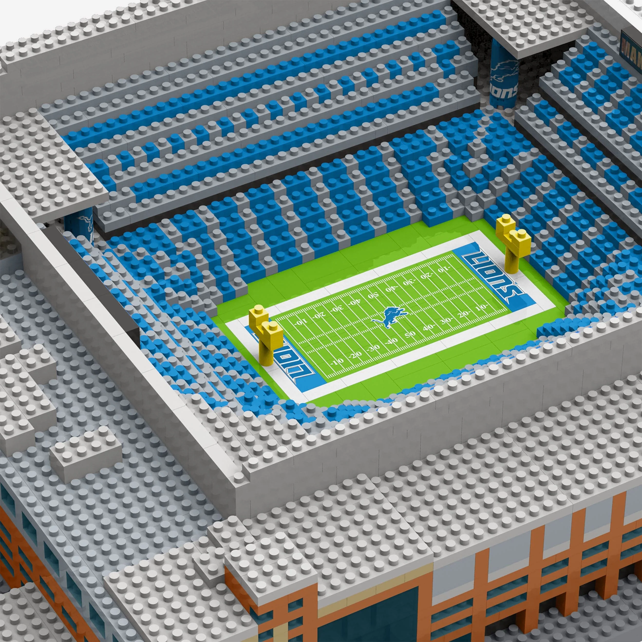 Detroit Lions Ford Field BRXLZ Stadium - Image 6