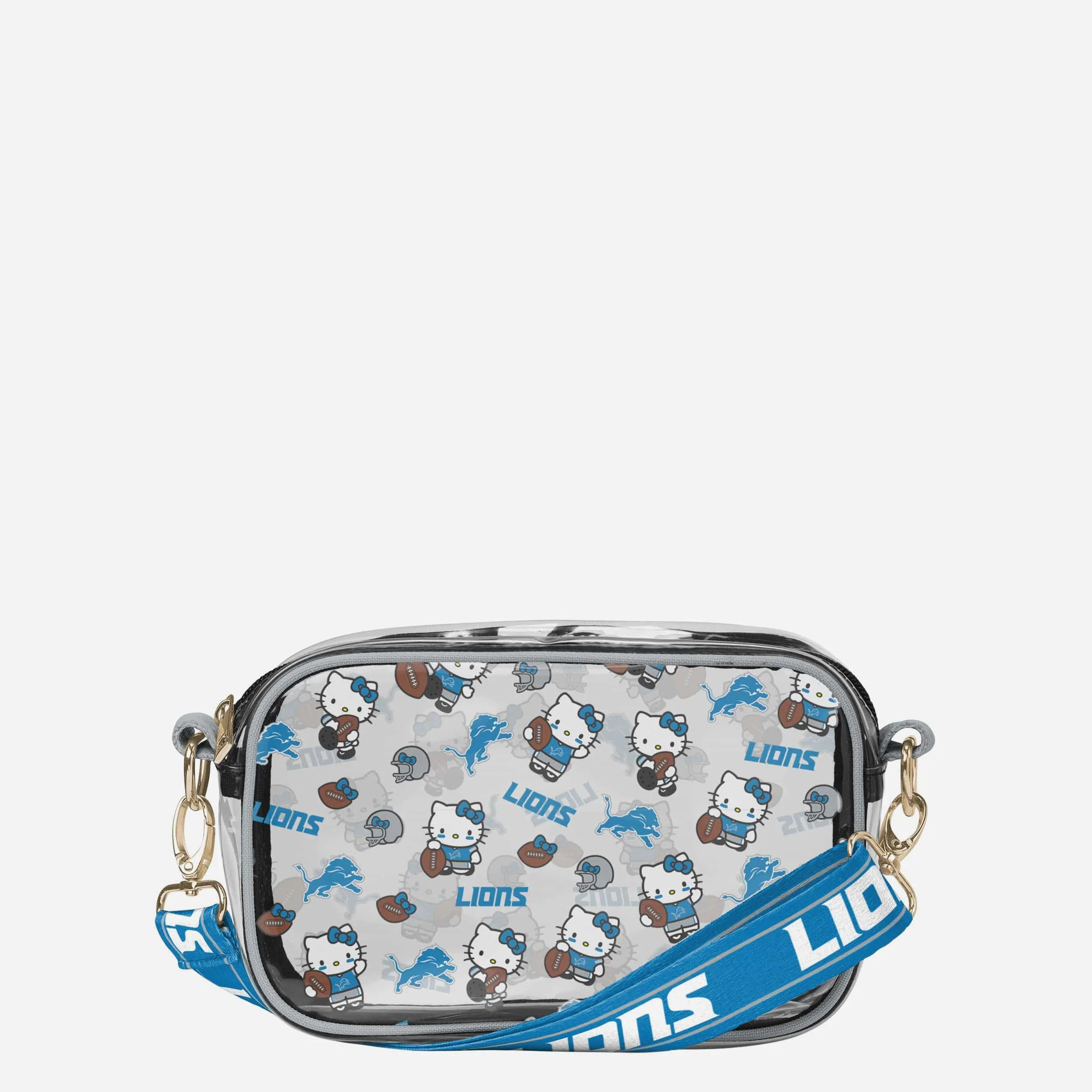 Detroit Lions Hello Kitty® Clear Crossbody Bag