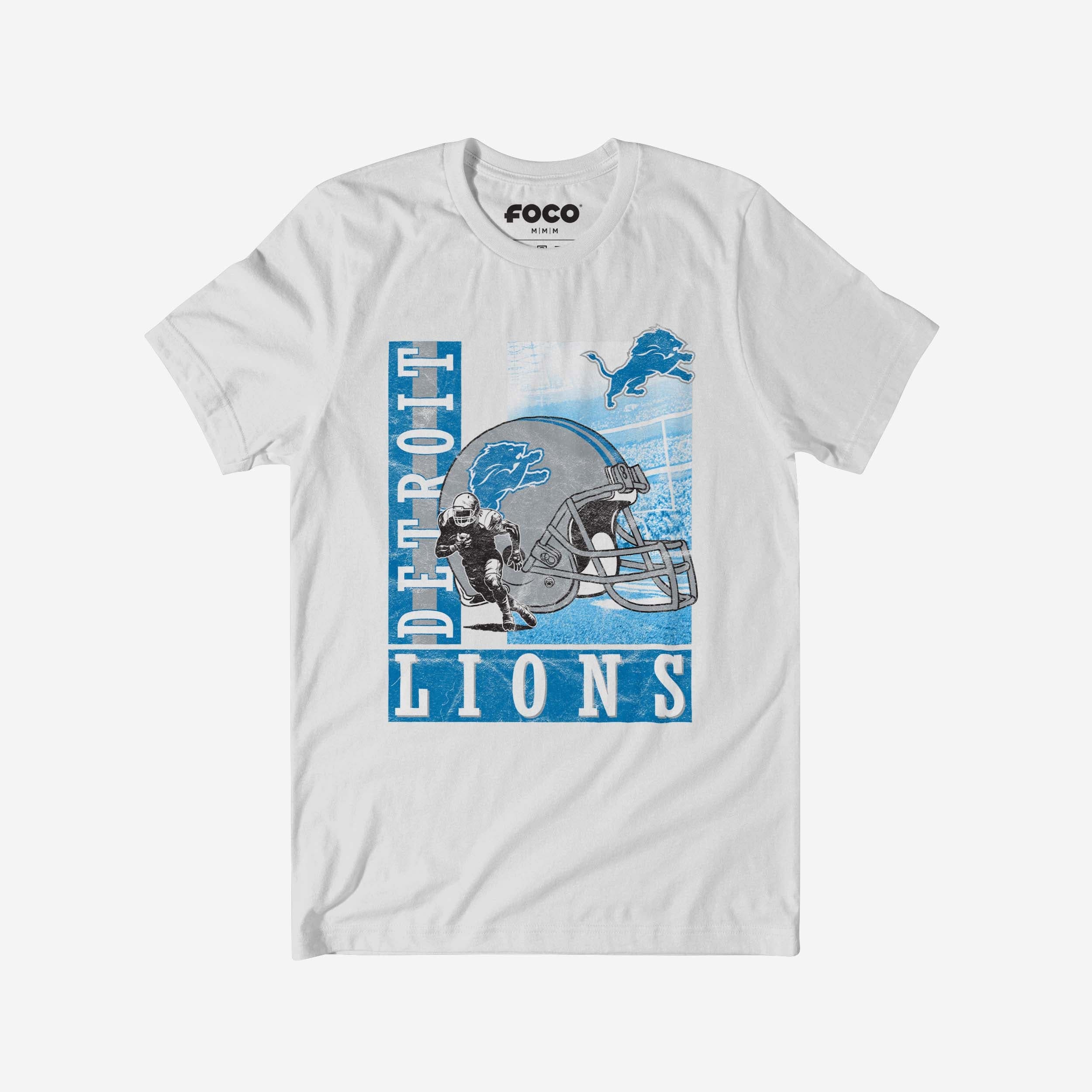 Detroit Lions Helmet Dash T-Shirt