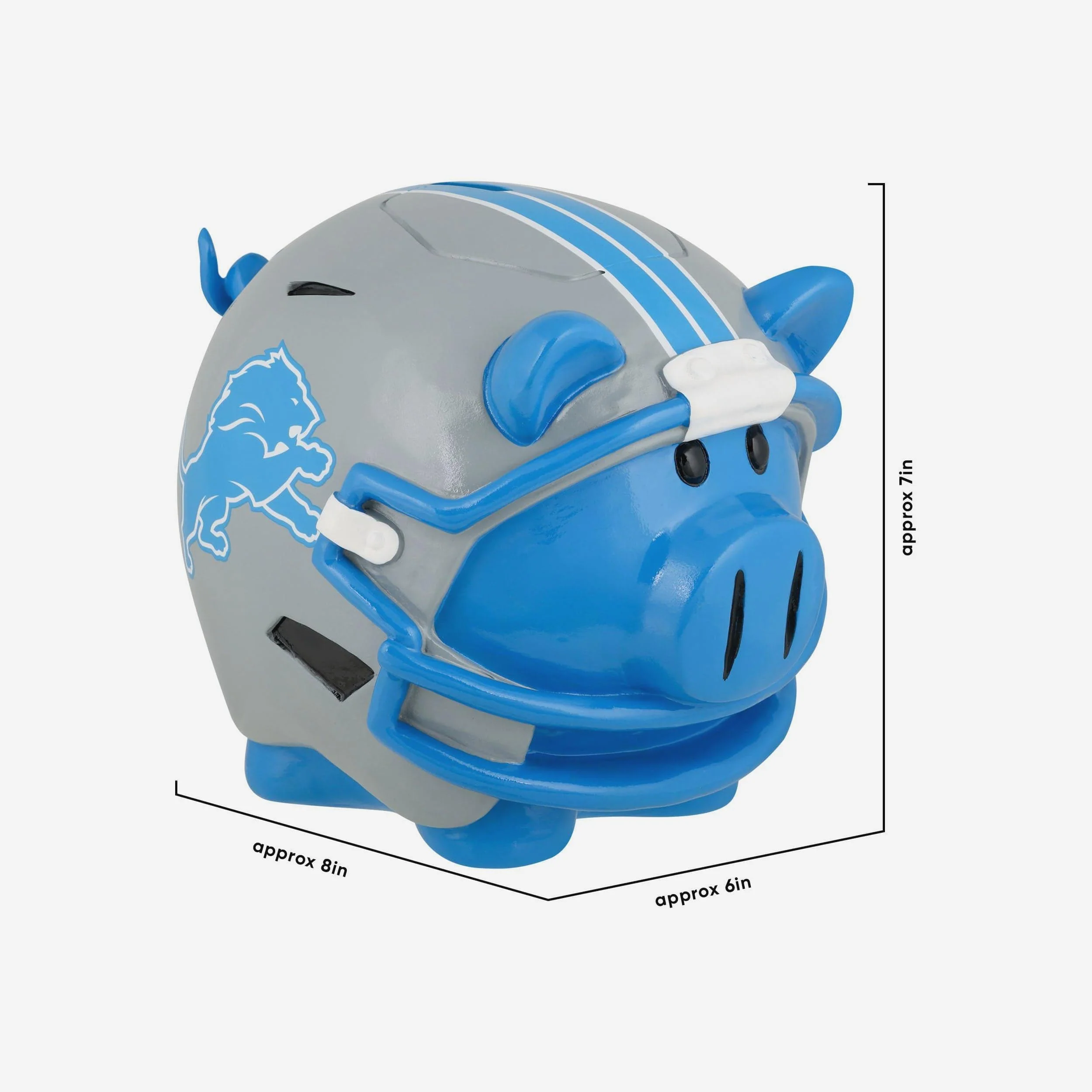 Detroit Lions Helmet Piggy Bank - Image 4