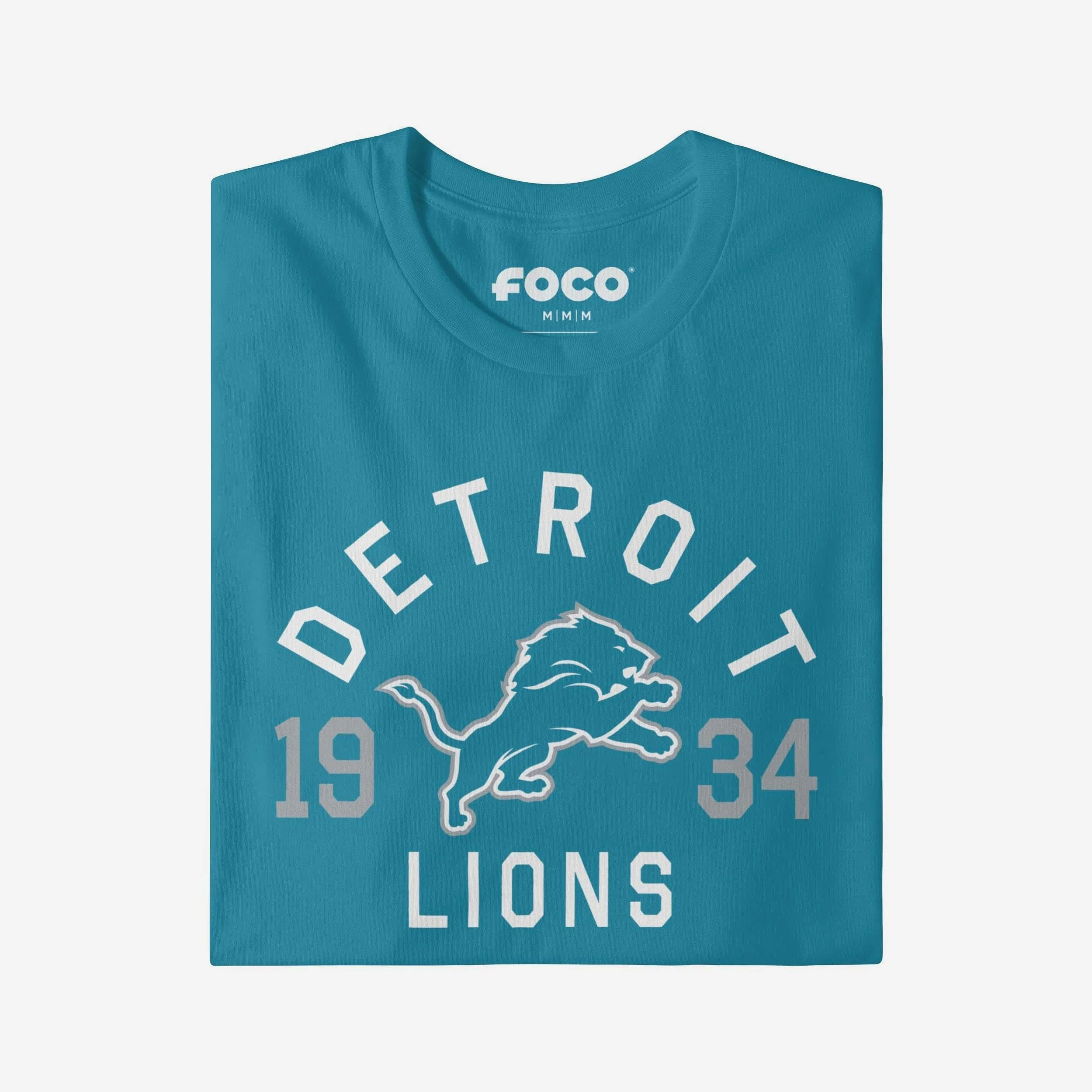 Detroit Lions Heritage Print T-Shirt - Image 3