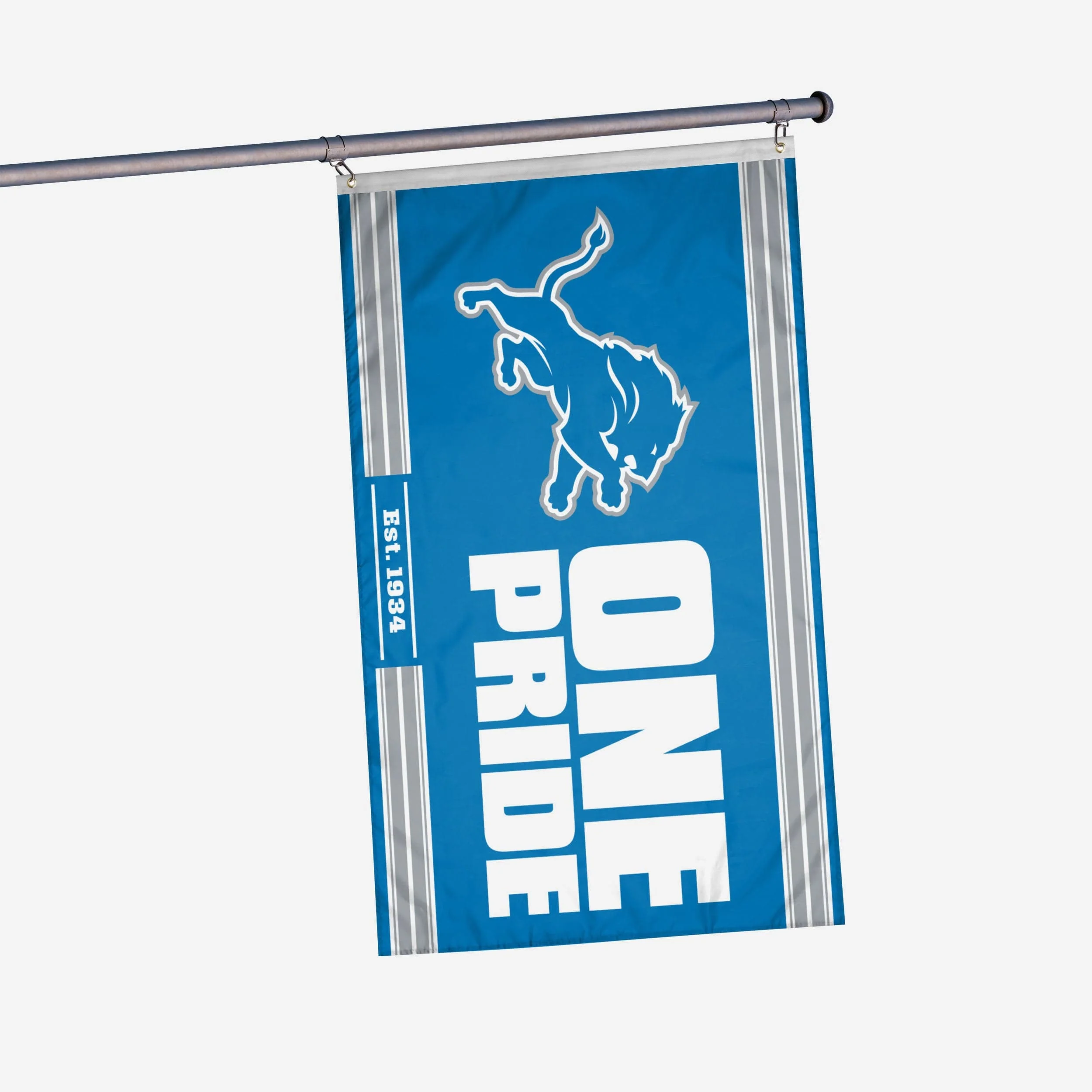 Detroit Lions Horizontal Slogan Flag