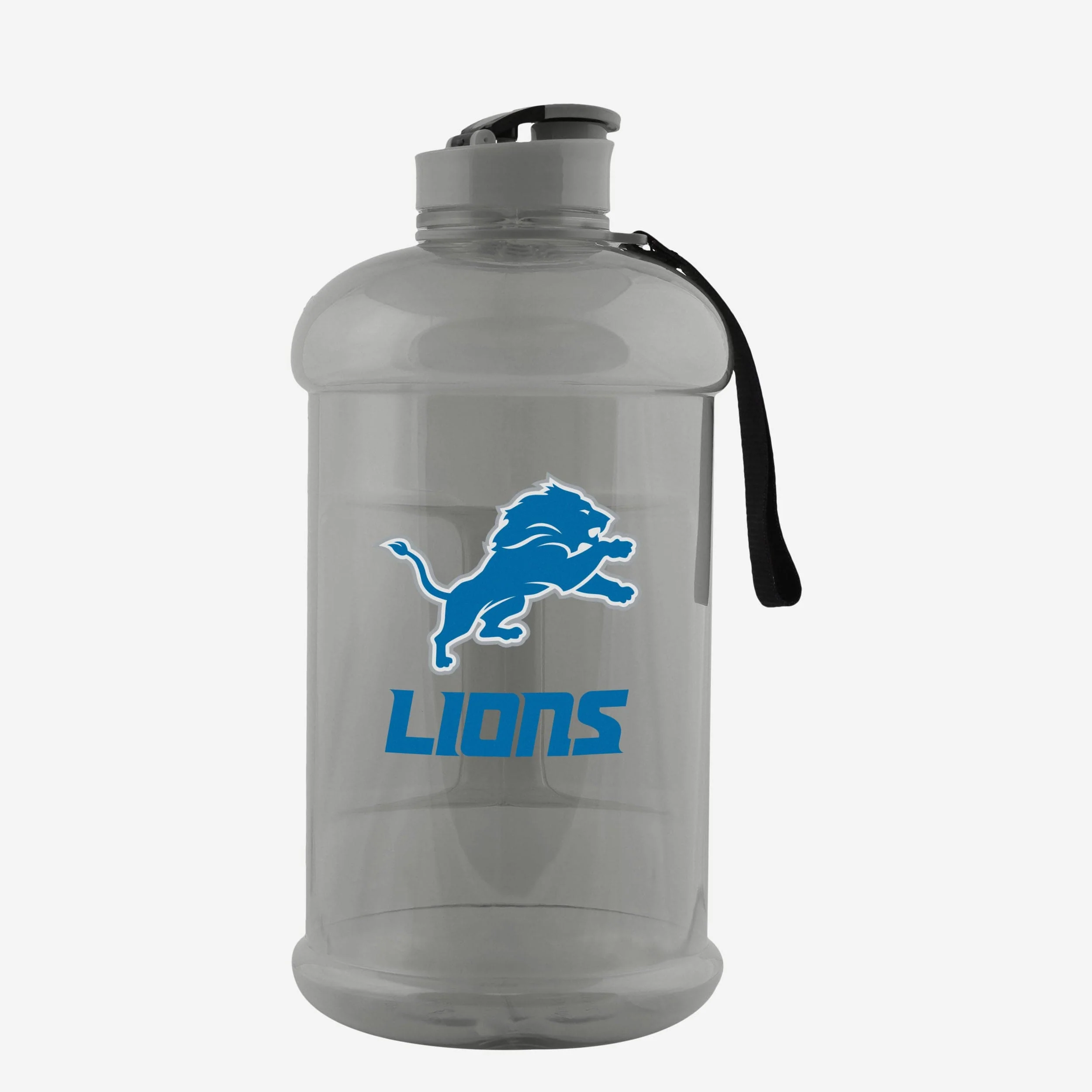 Detroit Lions Large Team Color Clear Sports Bottle
