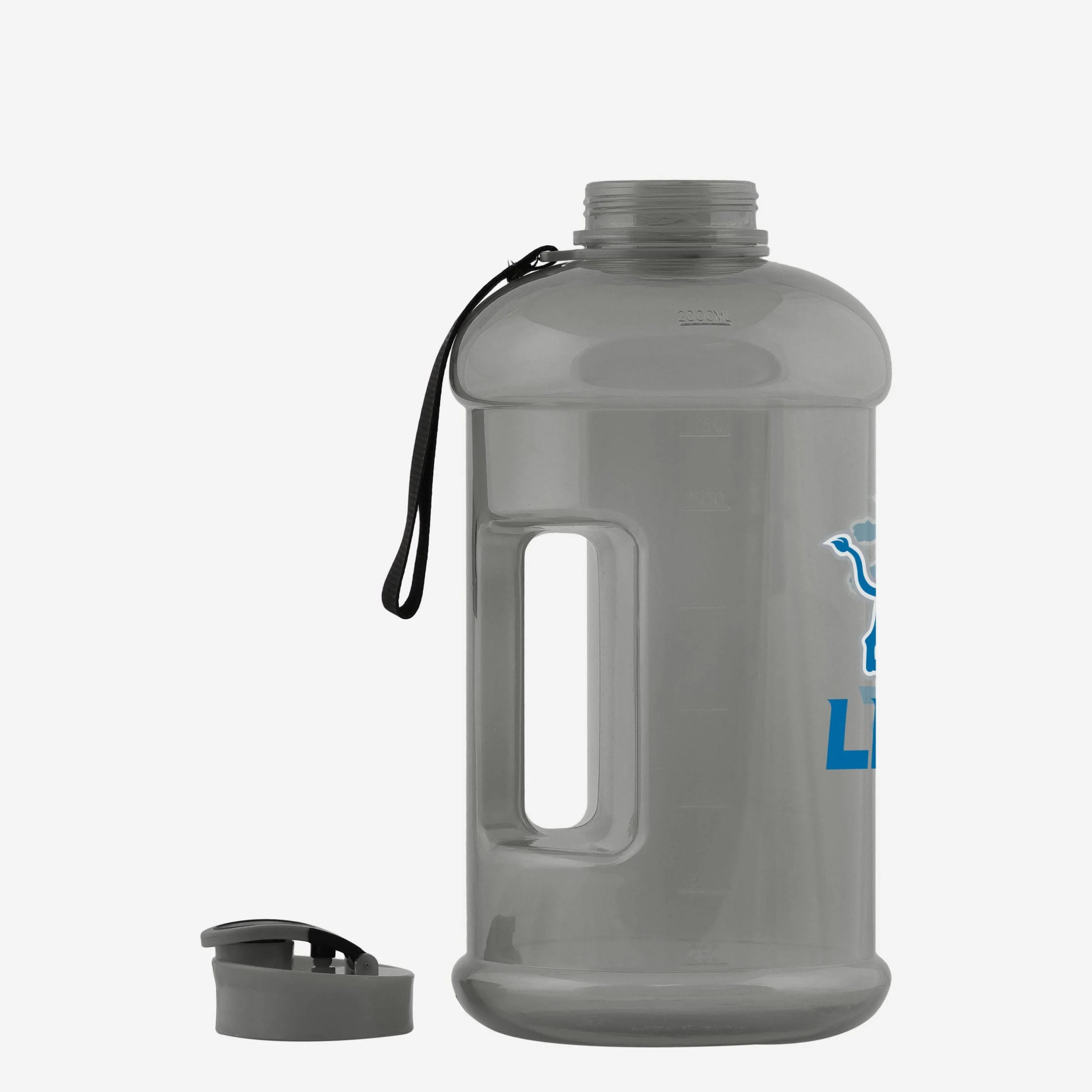 Detroit Lions Large Team Color Clear Sports Bottle - Image 3