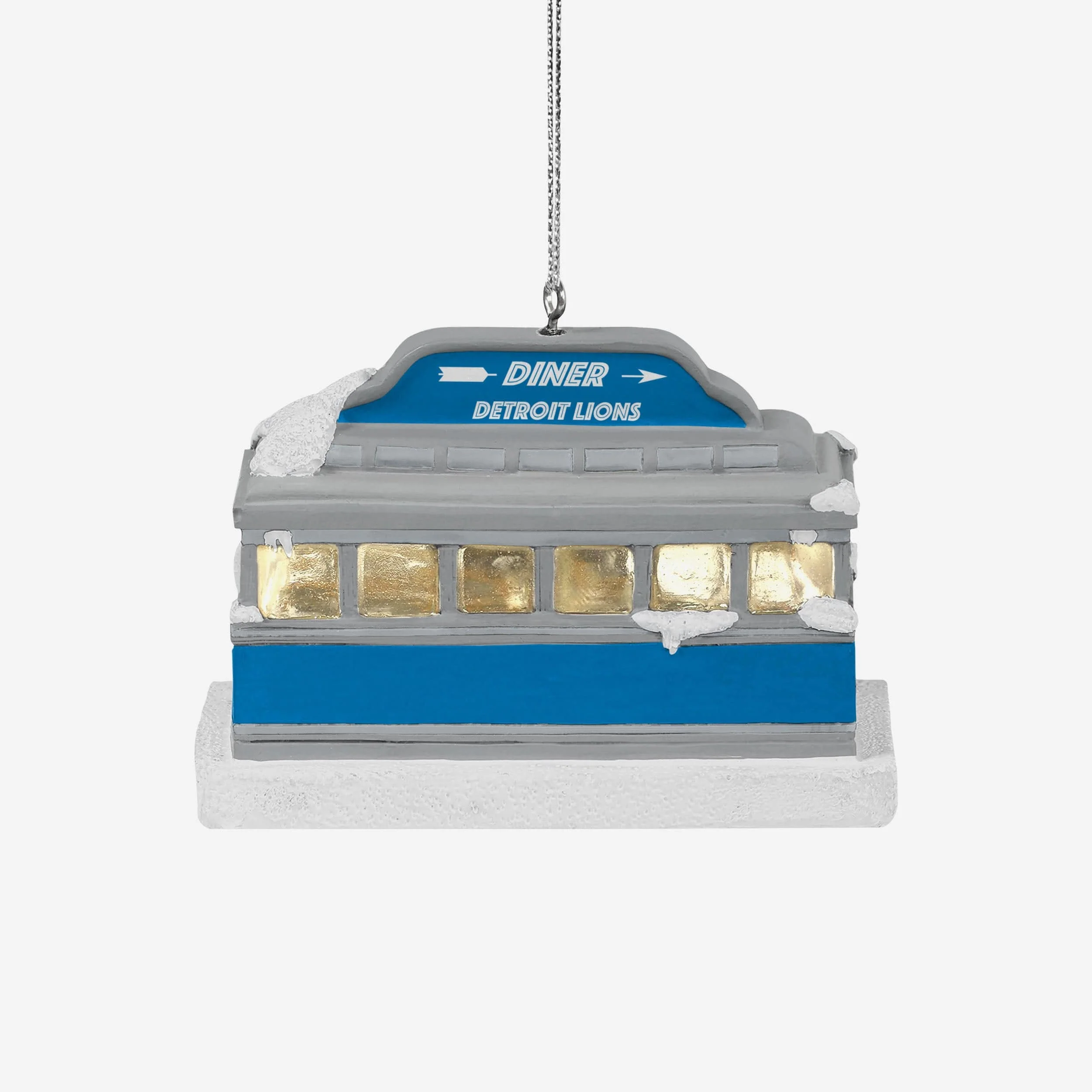Detroit Lions Light Up Diner Ornament - Image 4