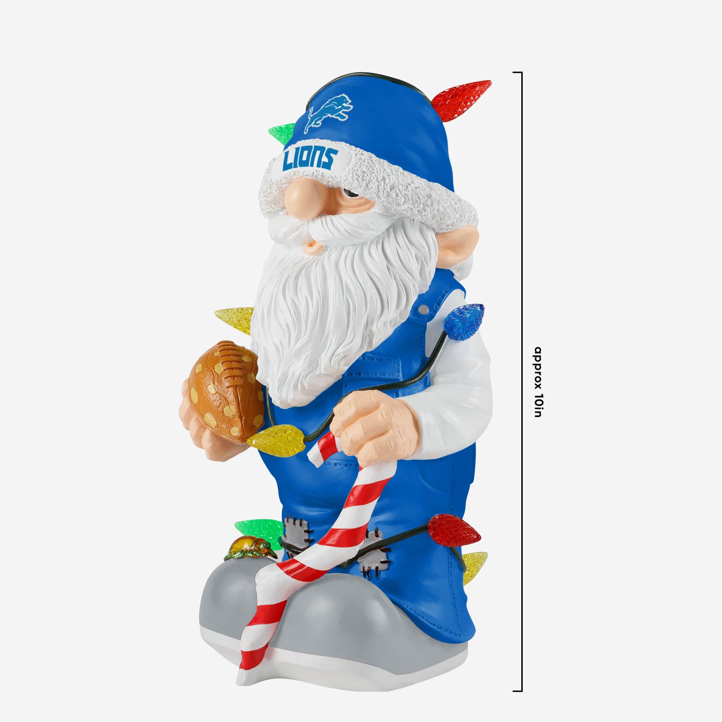 Detroit Lions Light Up Holiday Gnome - Image 4