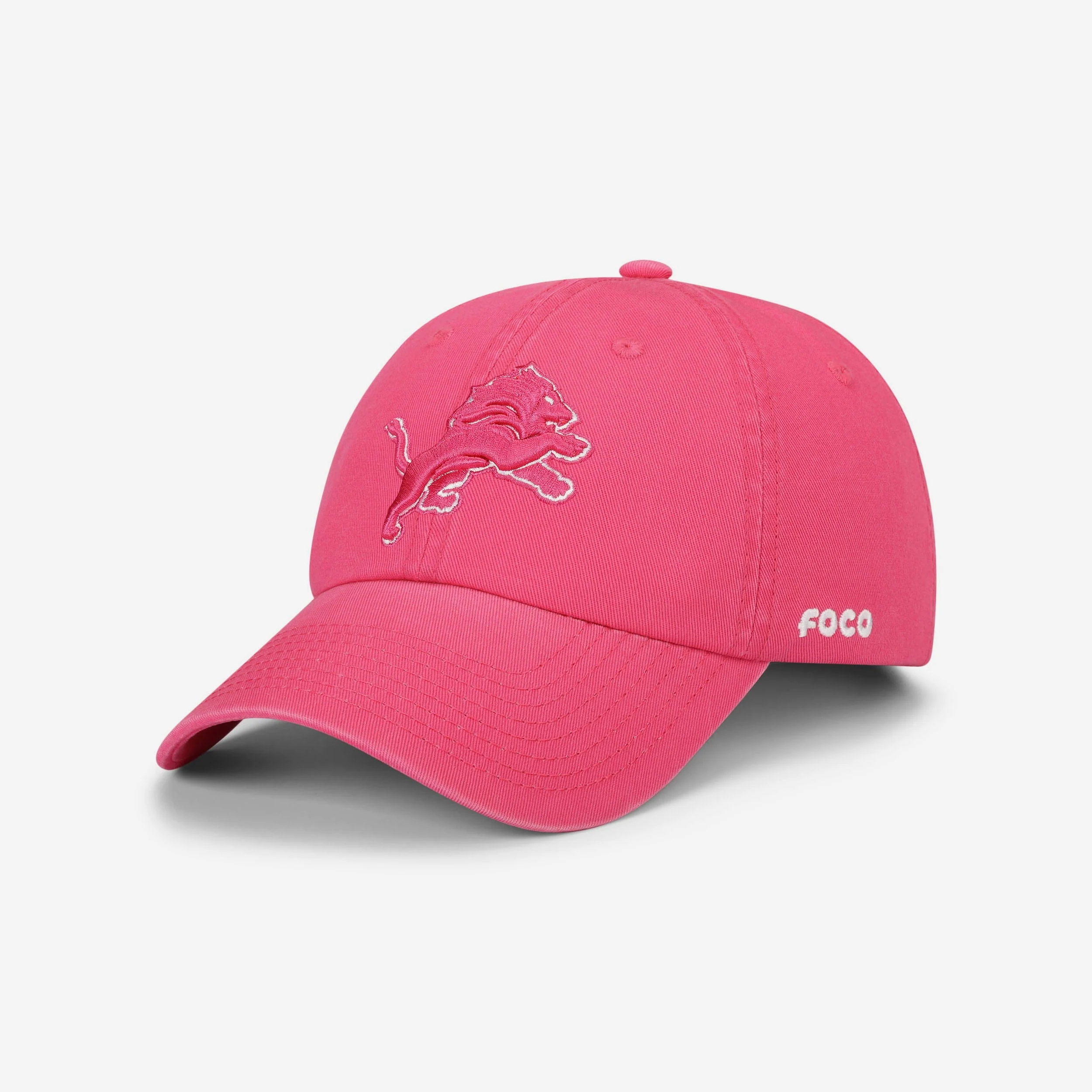 Detroit Lions Magenta & White Casual Cap