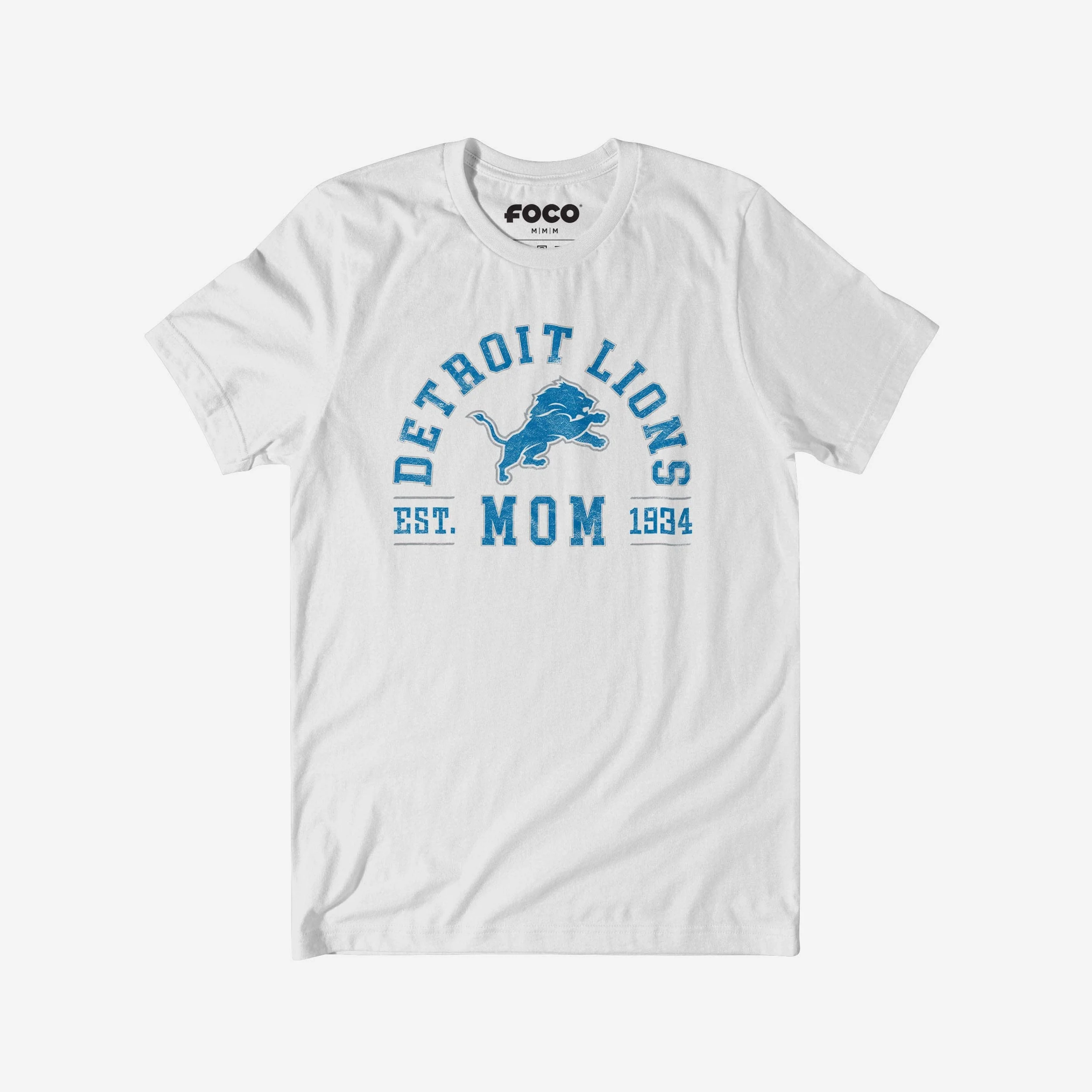 Detroit Lions Mom Arched T-Shirt