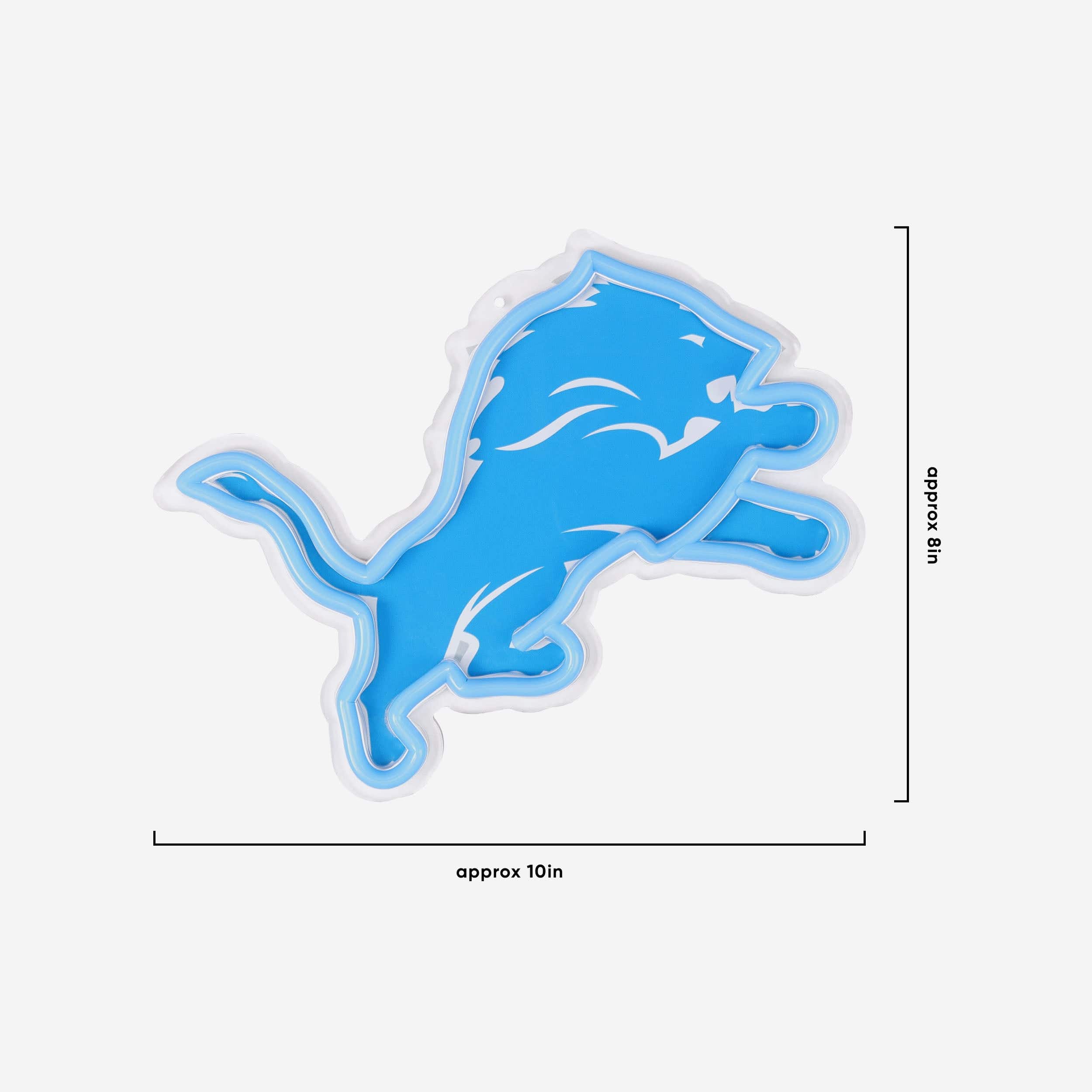 Detroit Lions Neon Light Up Big Logo Chain - Image 5