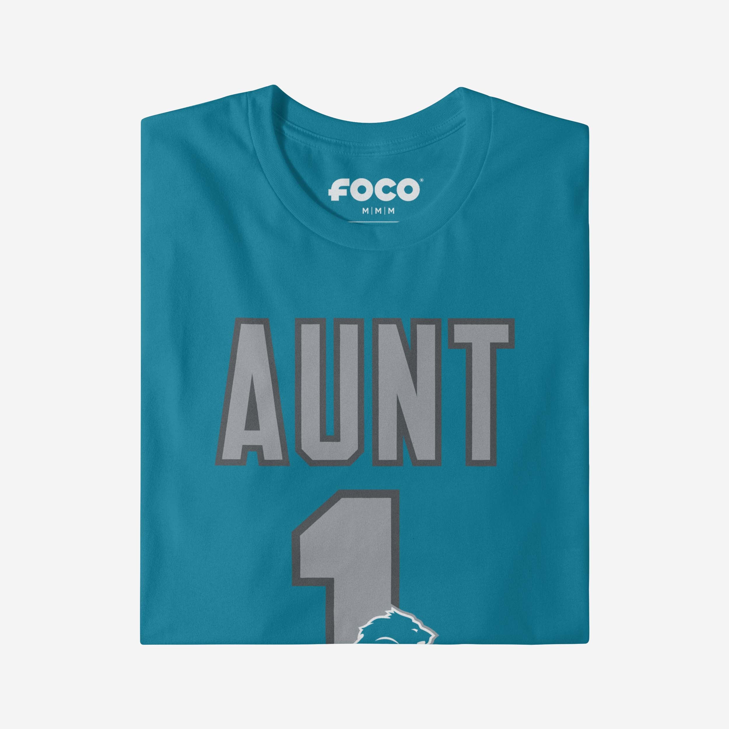 Detroit Lions Number 1 Aunt T-Shirt - Image 4
