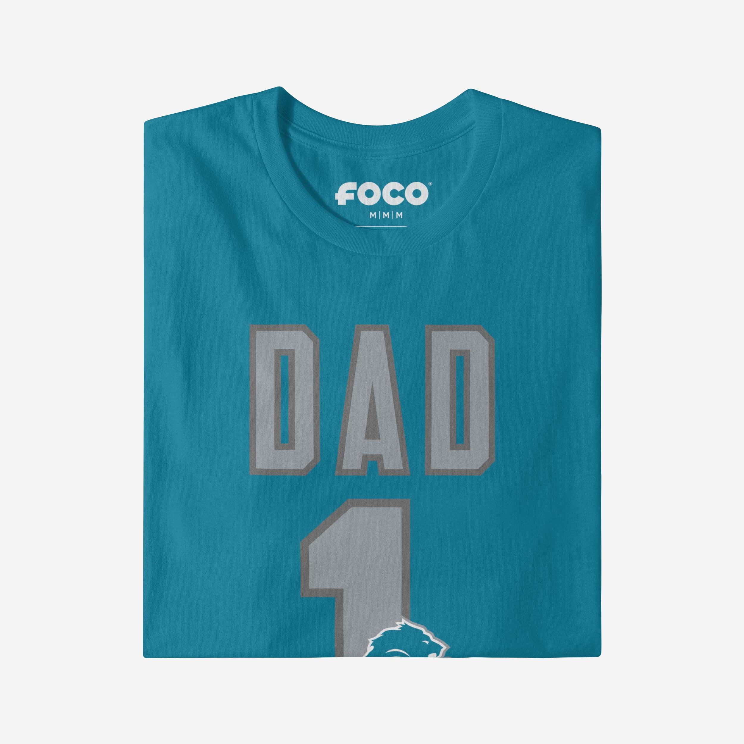 Detroit Lions Number 1 Dad T-Shirt - Image 4