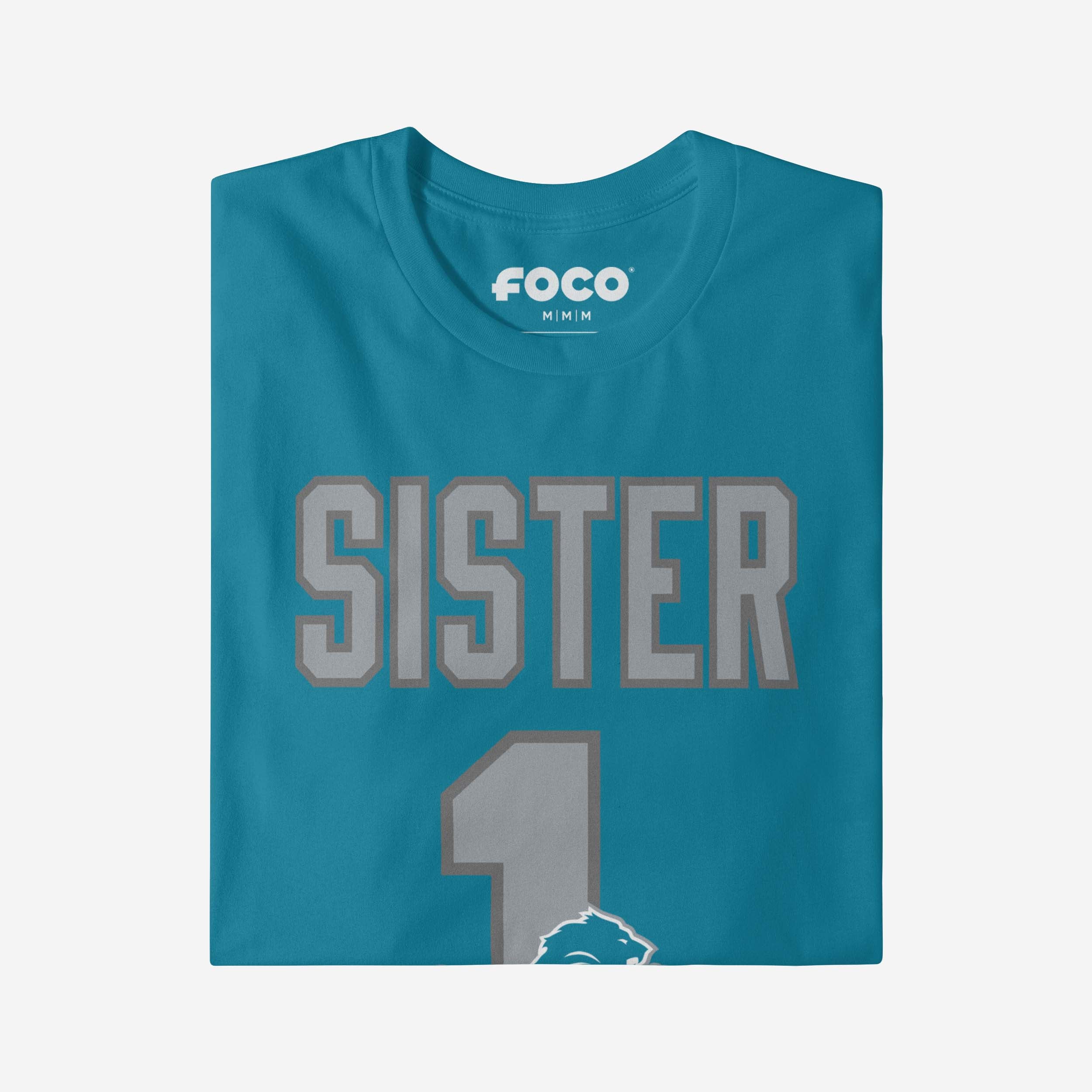 Detroit Lions Number 1 Sister T-Shirt - Image 4