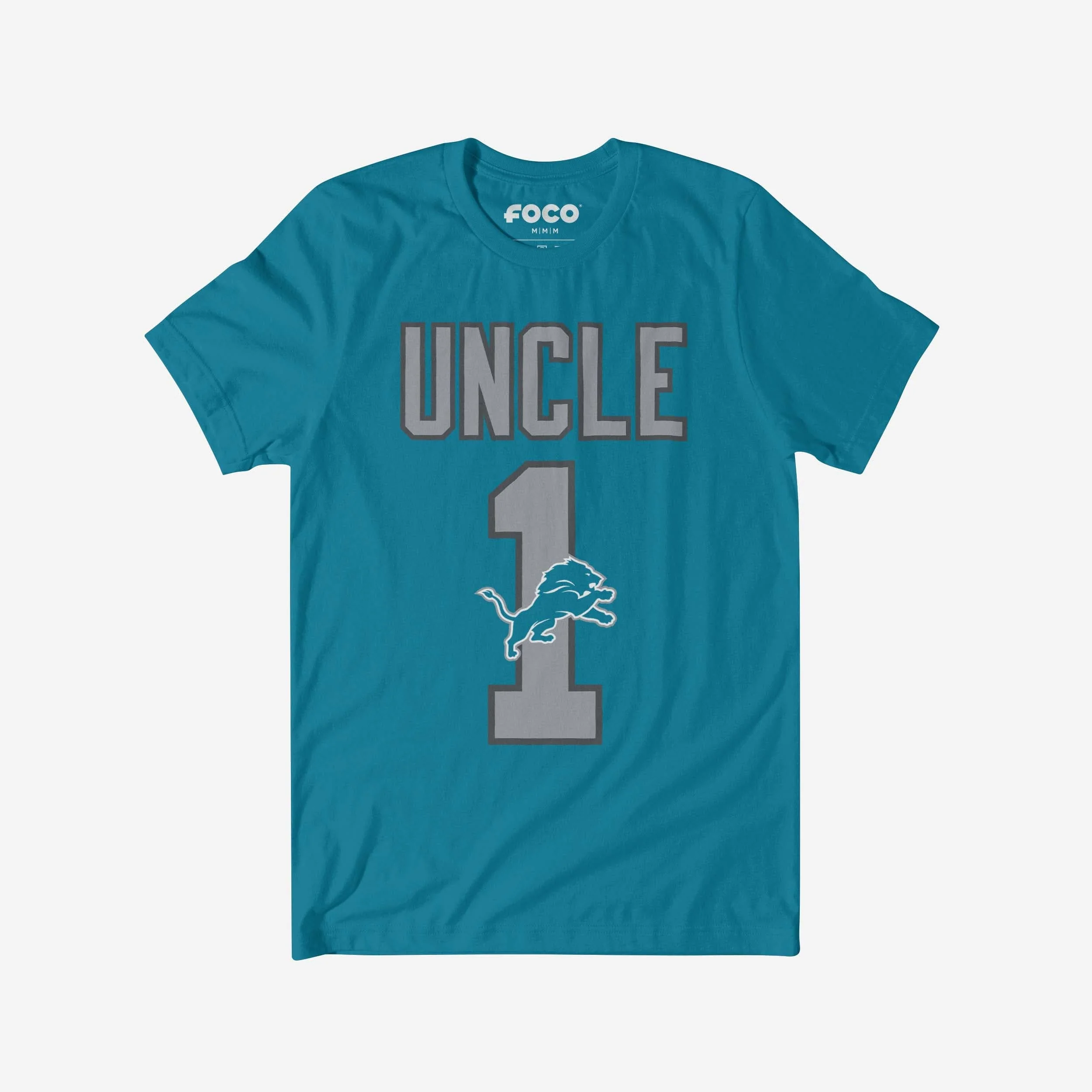 Detroit Lions Number 1 Uncle T-Shirt